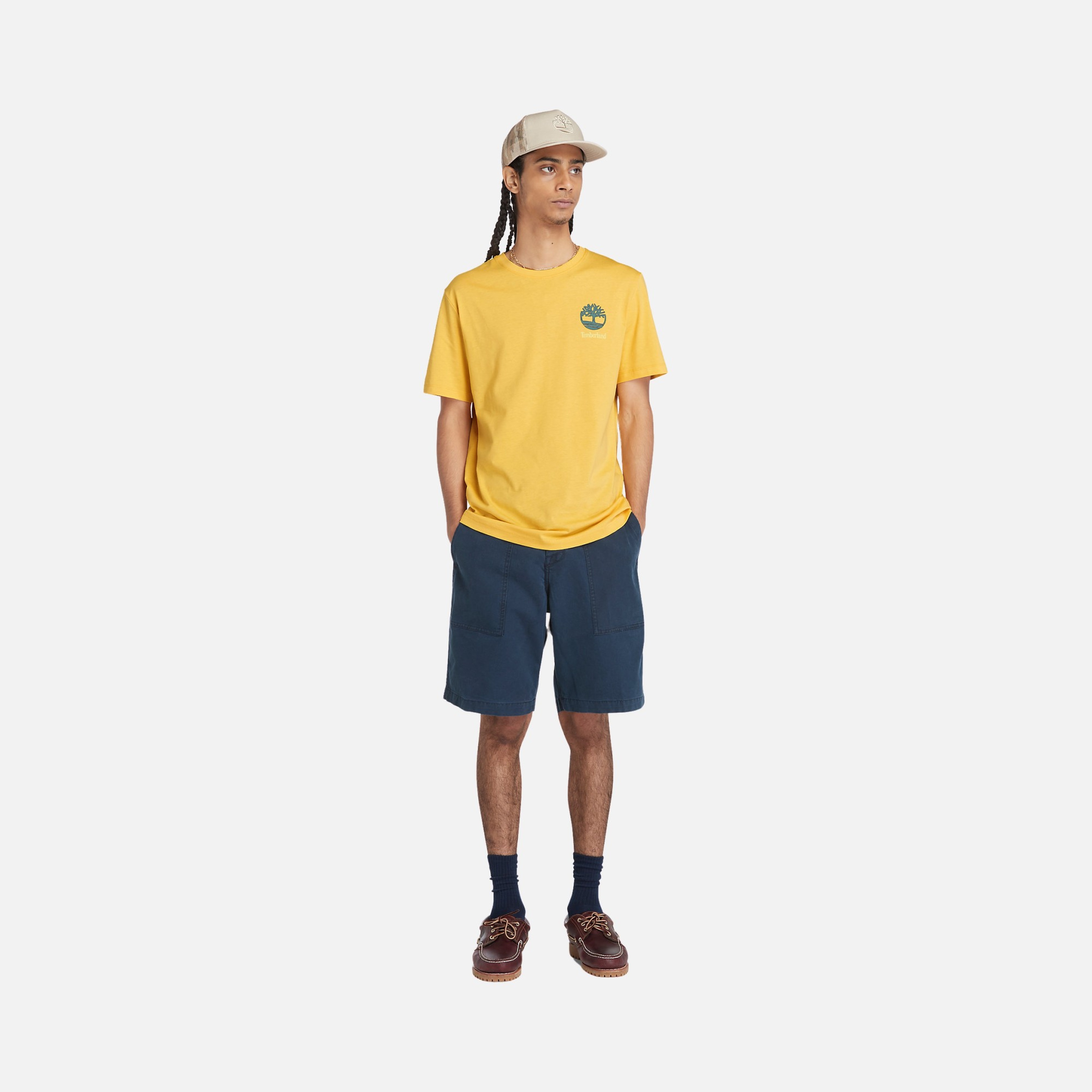 Timberland Sportswear Back Graphic SS24 Short-Sleeve Erkek Tişört