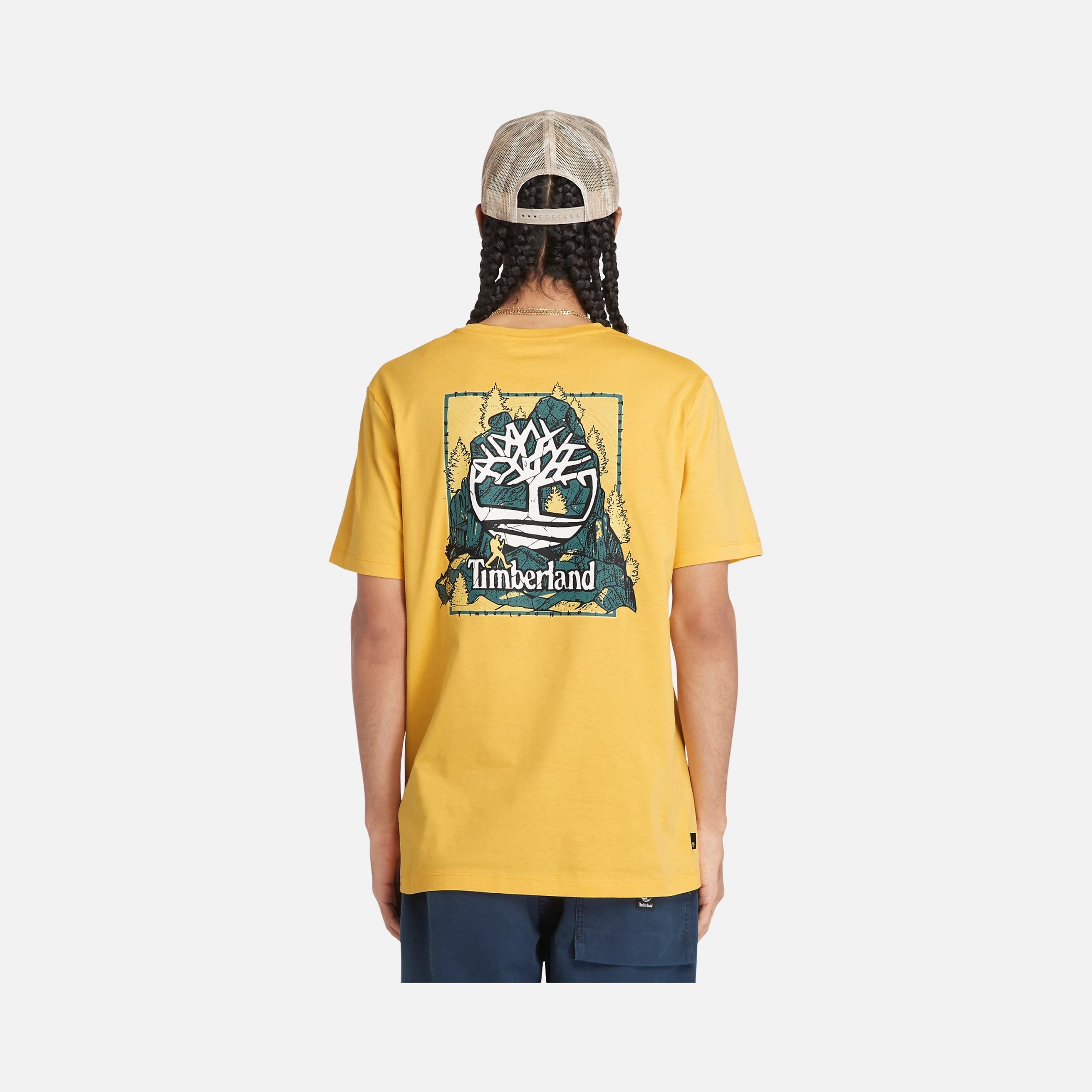 Timberland Sportswear Back Graphic SS24 Short-Sleeve Erkek Tişört