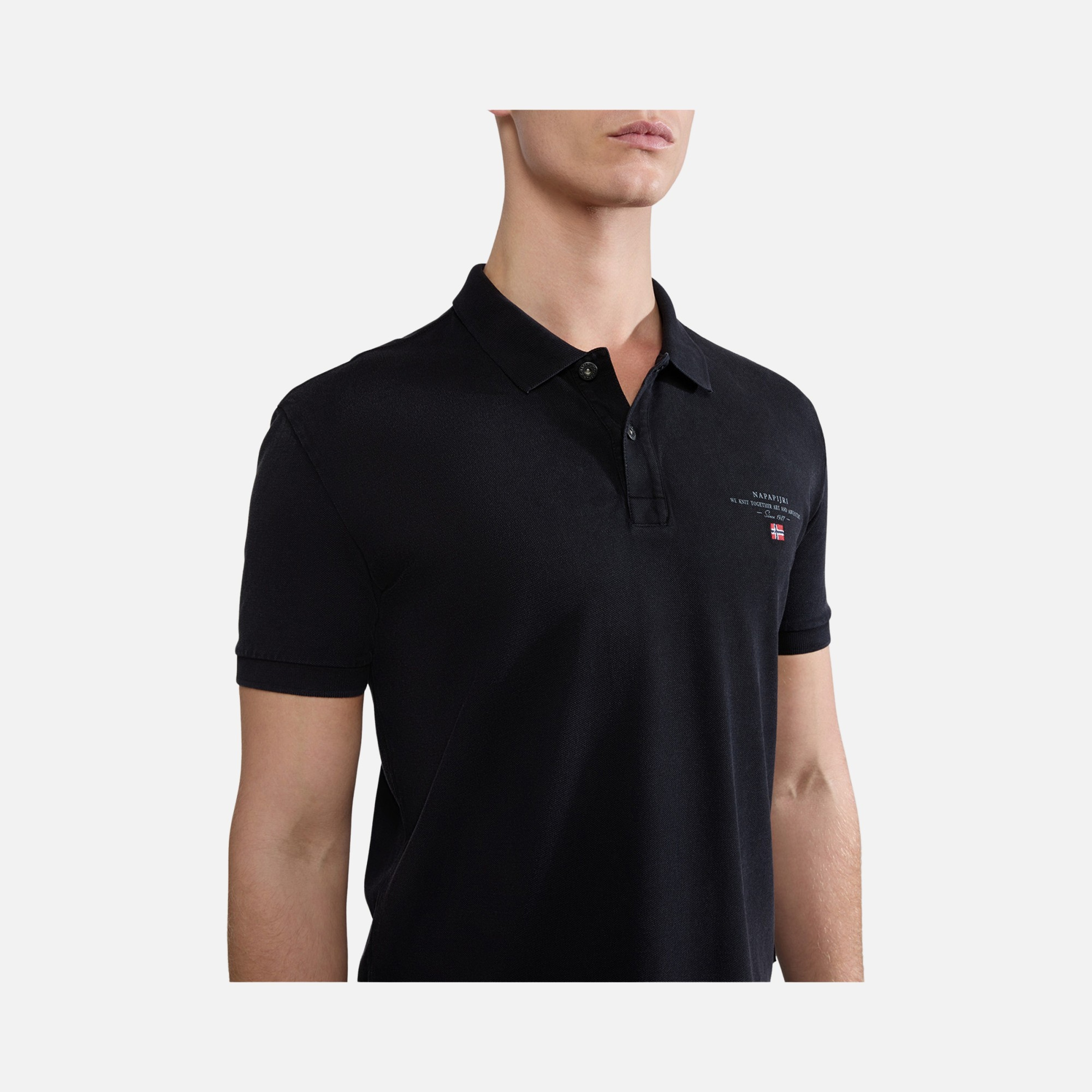 Napapijri Sportswear Elbas 4 Pique Polo Collar Short-Sleeve Erkek Tişört