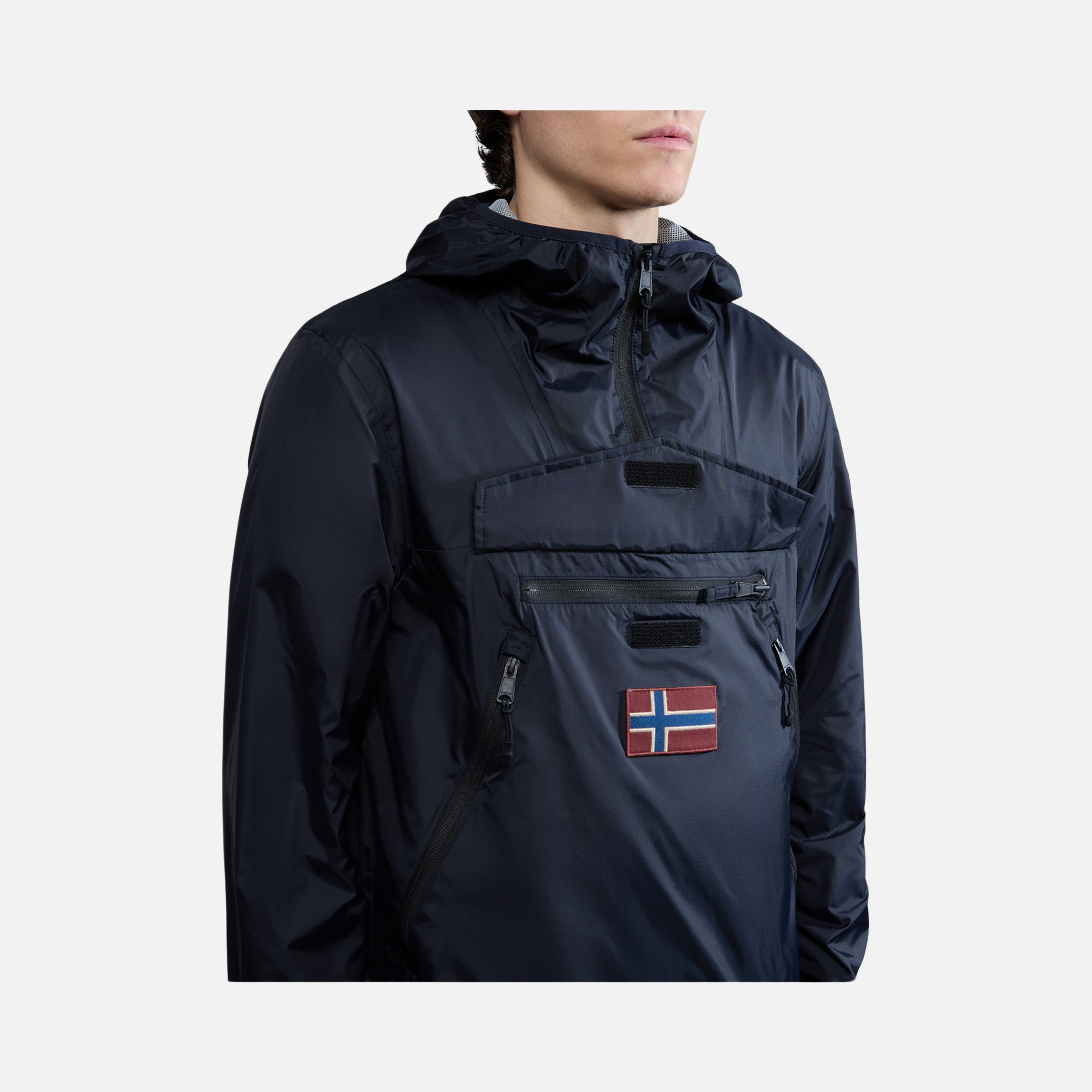 Napapijri Rainforest WB Pocket Winter Lined Half-Zip Hoodie Erkek Ceket