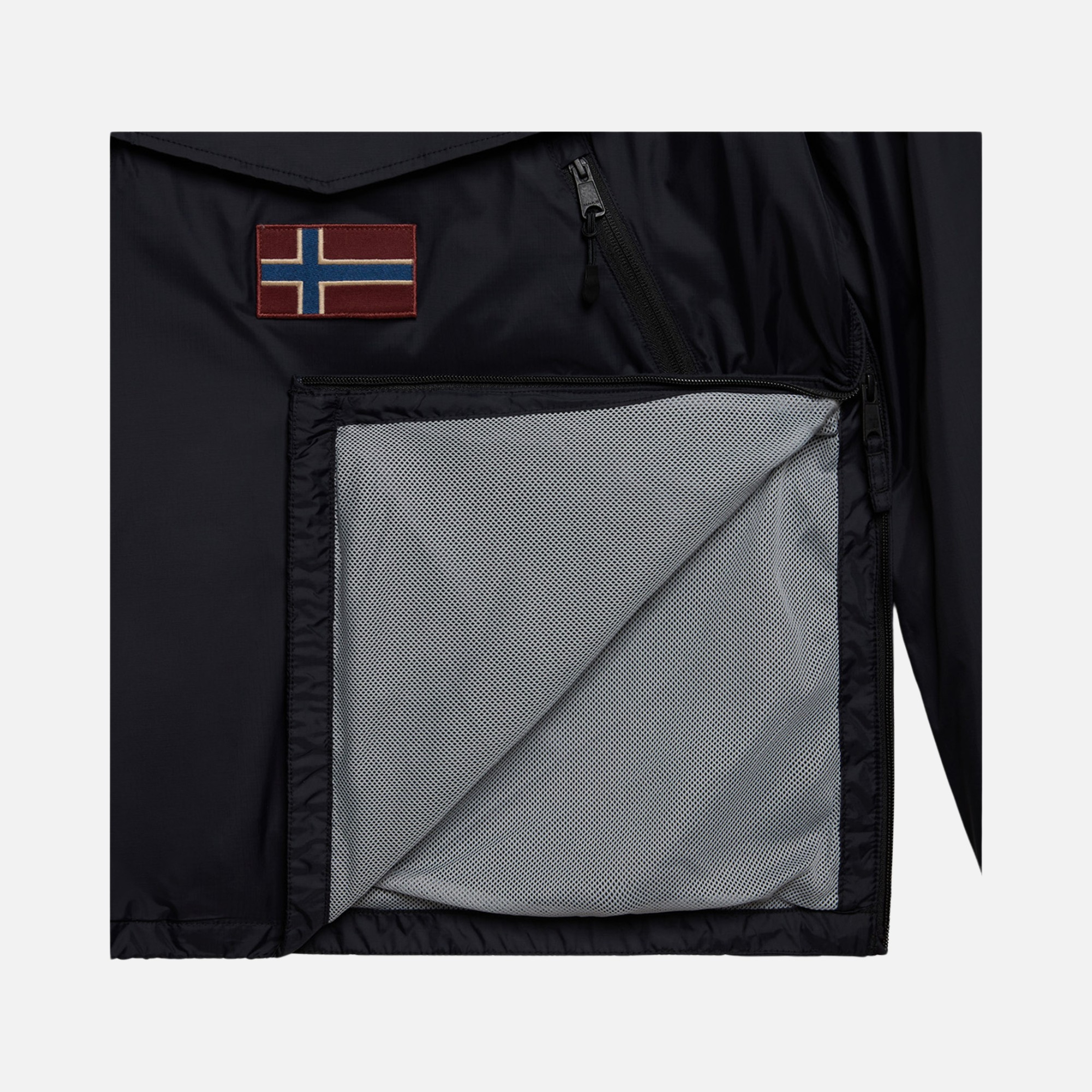 Napapijri Rainforest WB Pocket Winter Lined Half-Zip Hoodie Erkek Ceket