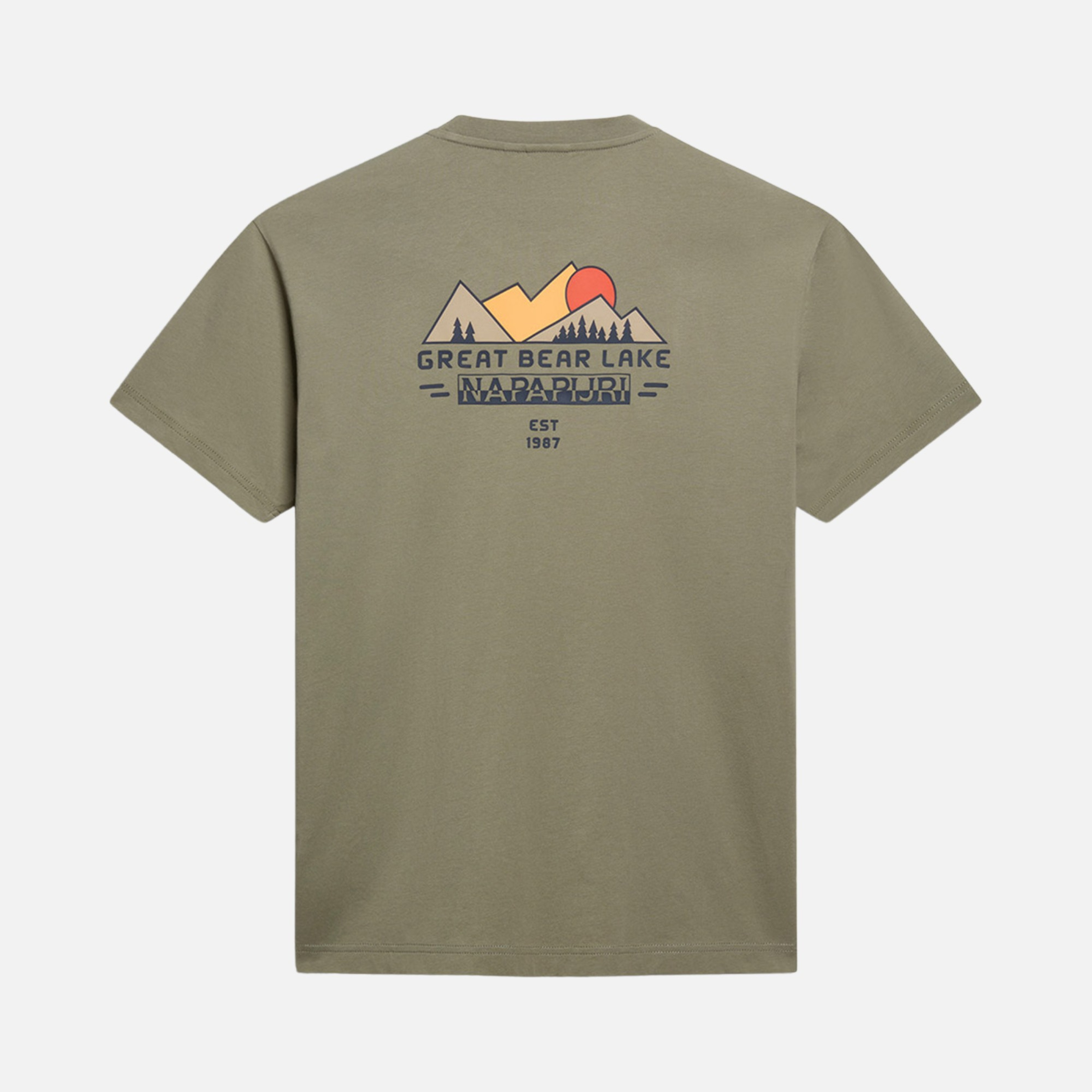 Napapijri Sportswear Tahi Graphic Short-Sleeve Erkek Tişört