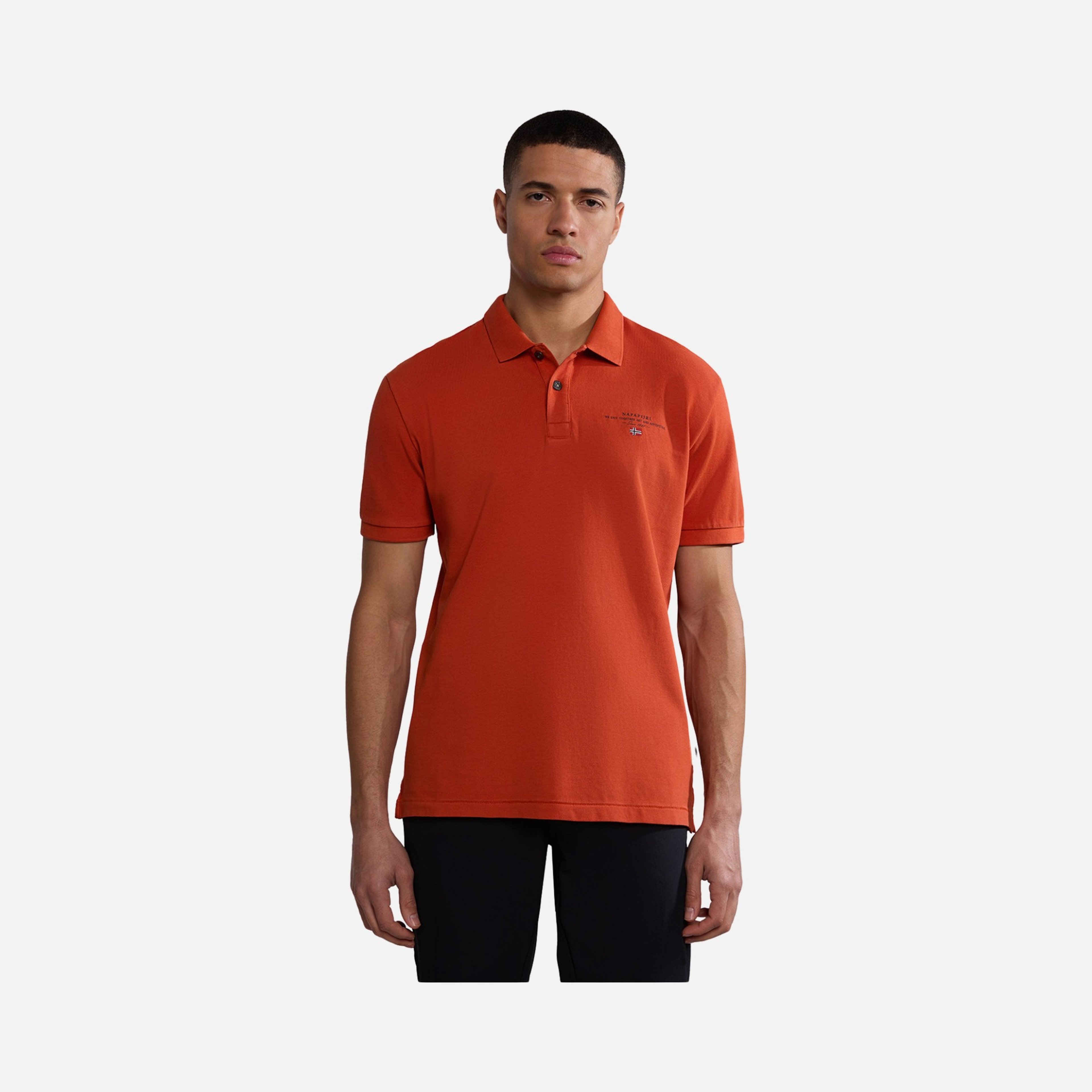 Napapijri Sportswear Elbas 4 Pique Polo Collar Short-Sleeve Erkek Tişört