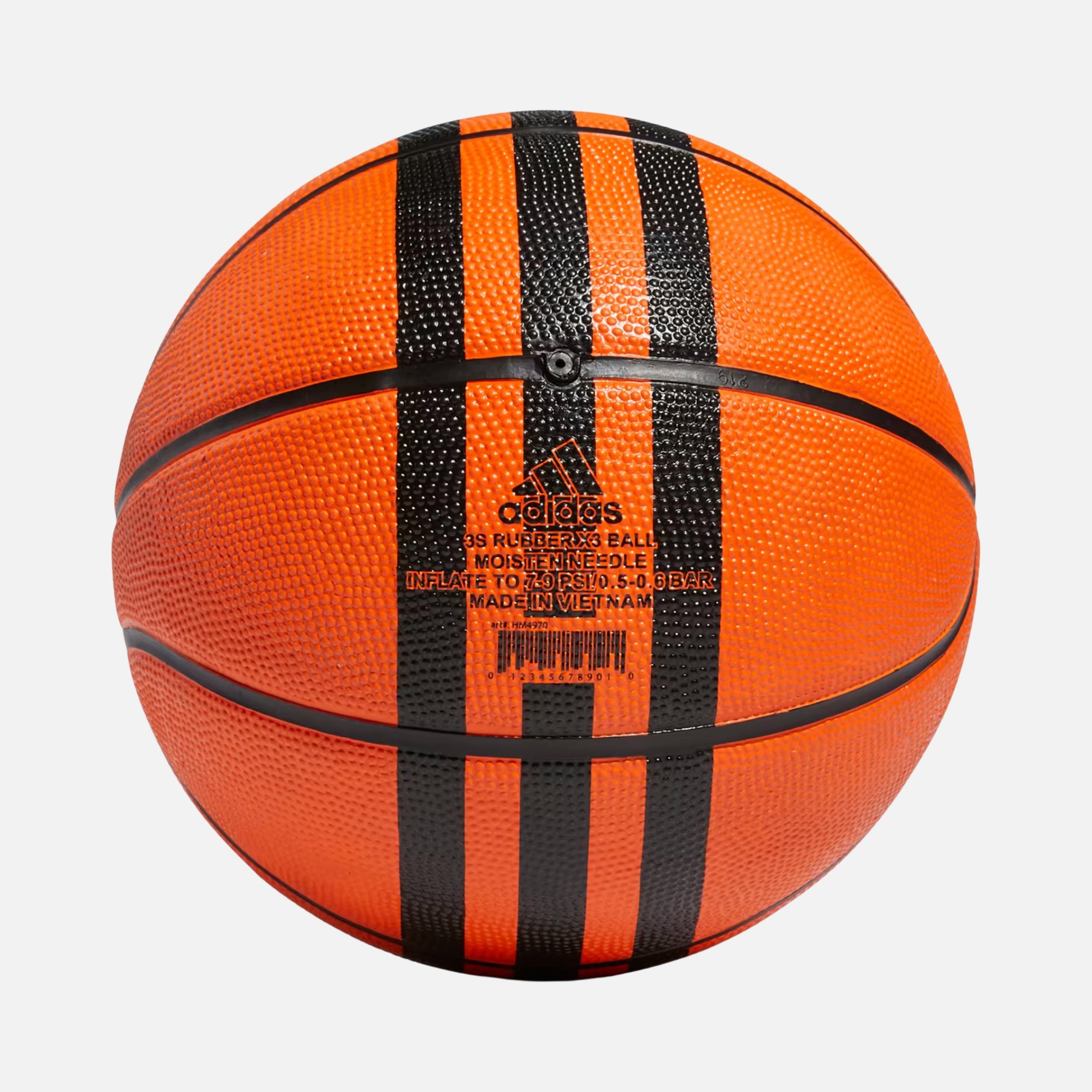 adidas 3-Stripes Rubber X3 CO Unisex Basketbol Topu