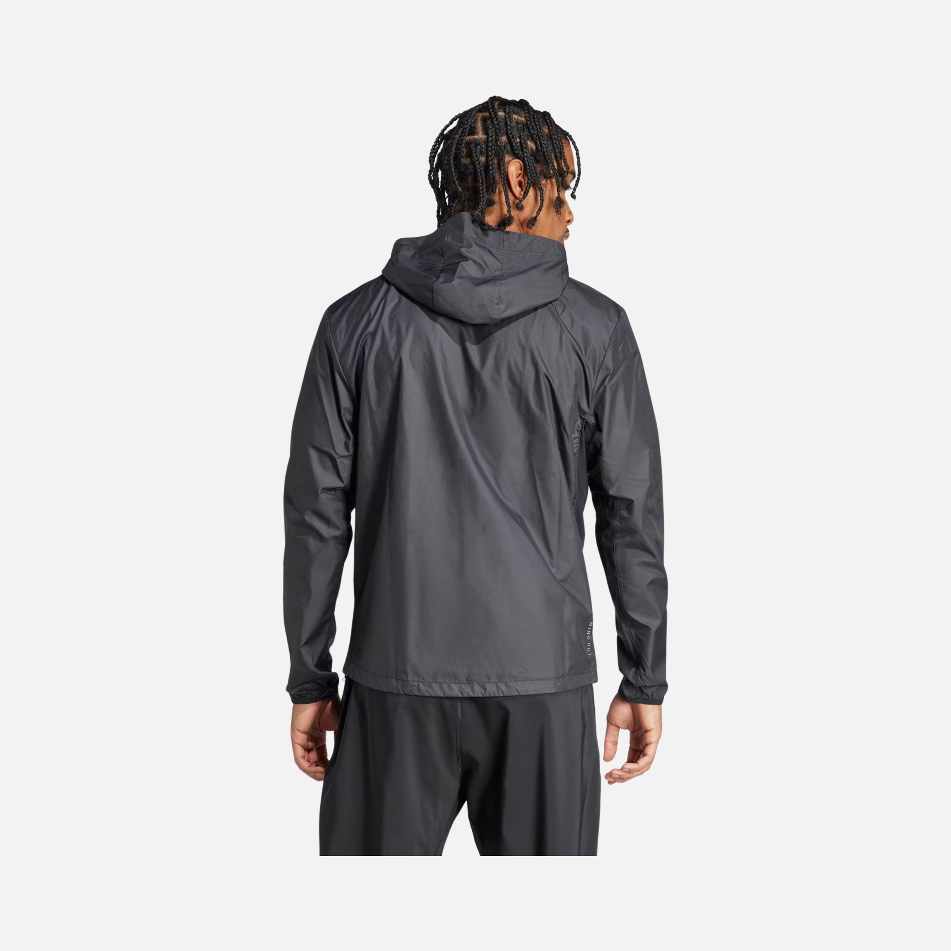 adidas Own the Running 3-Stripes Full-Zip Hoodie Erkek Ceket