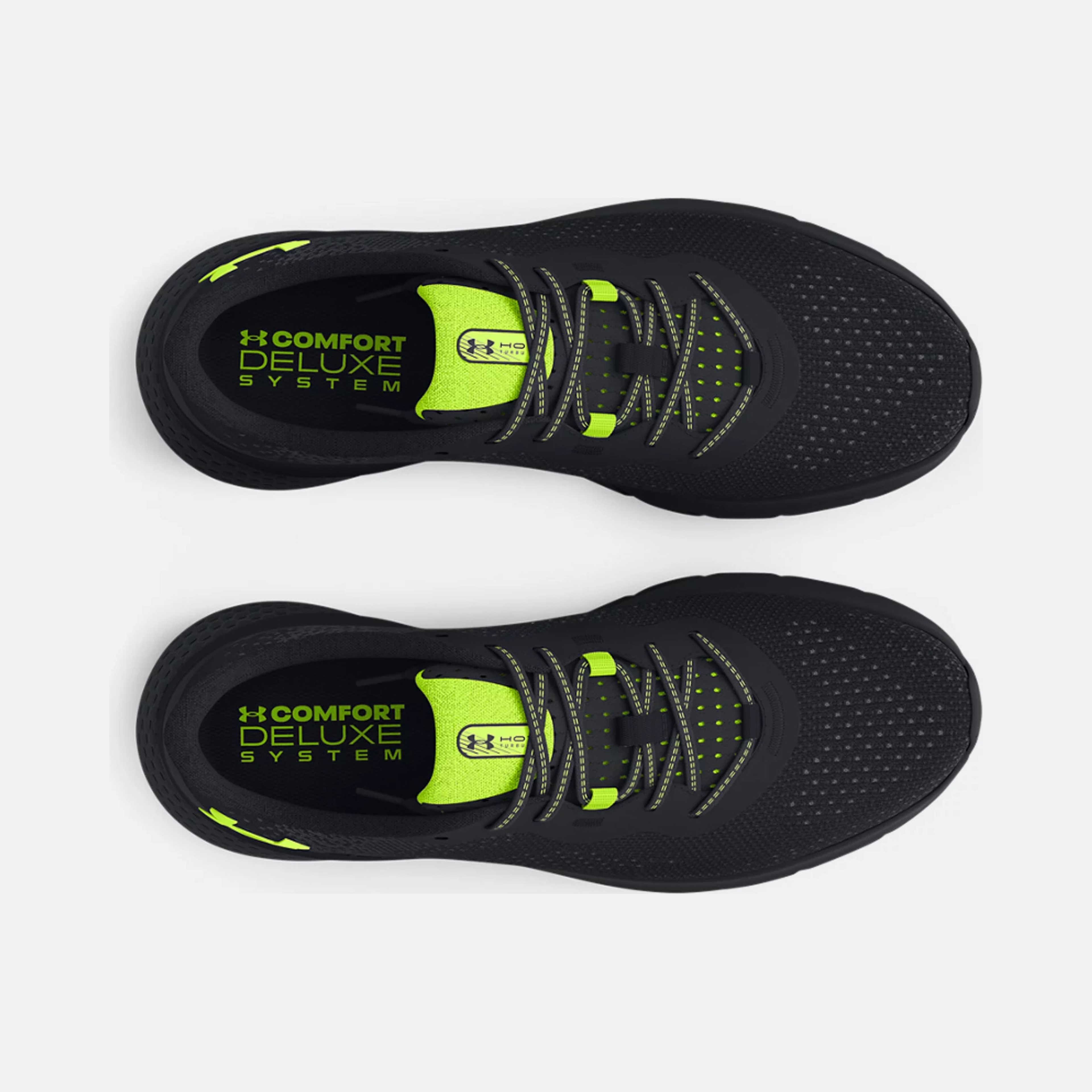 UNDER ARMOUR HOVR ブラック/グリーン シューズ Under Armour HOVR™ Turbulence 2 Running Erkek Spor Ayakkabı | Barçın