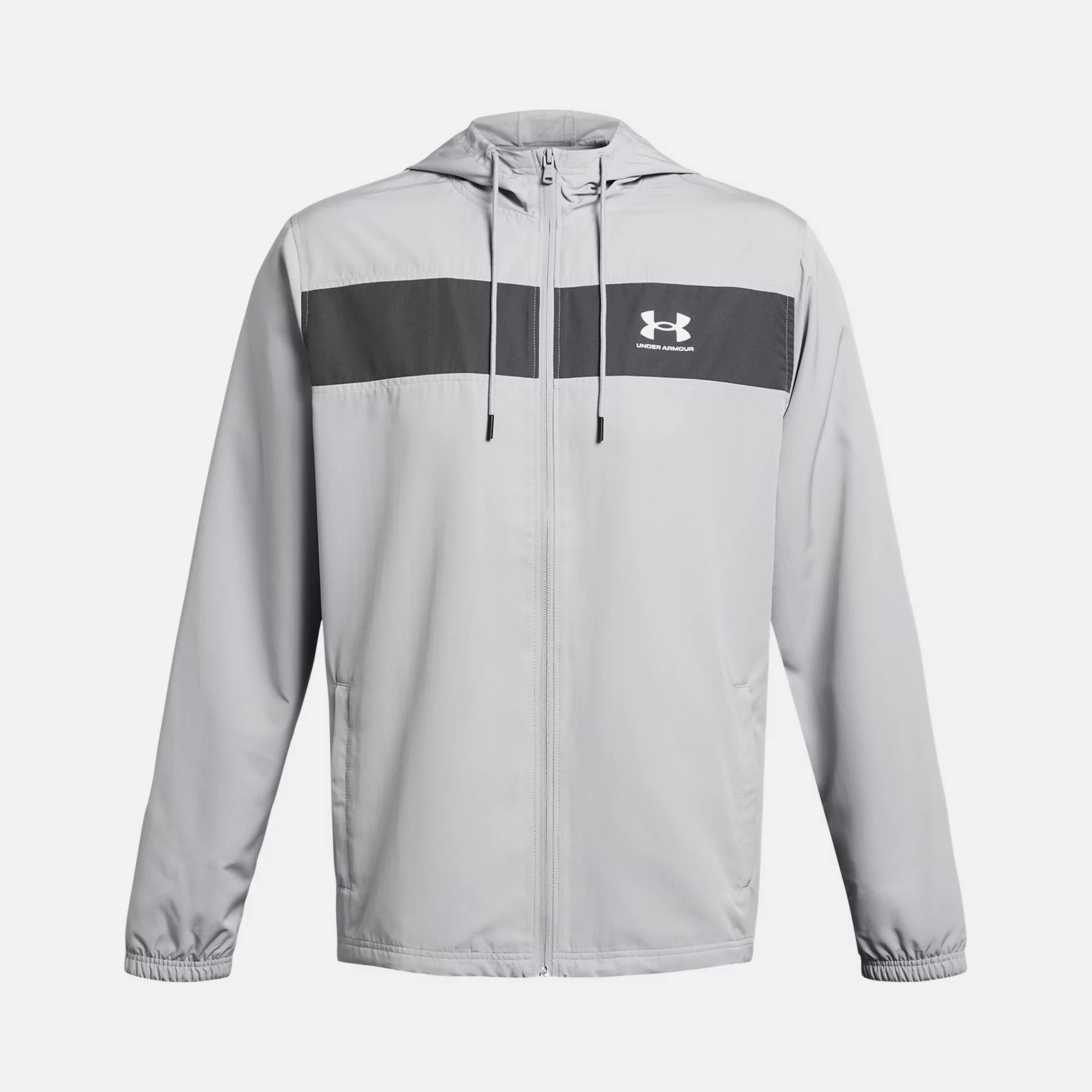 Under Armour Sportstyle Windbreaker Lightweight Ripstop Woven Fabric Full-Zip Hoodie Erkek Ceket