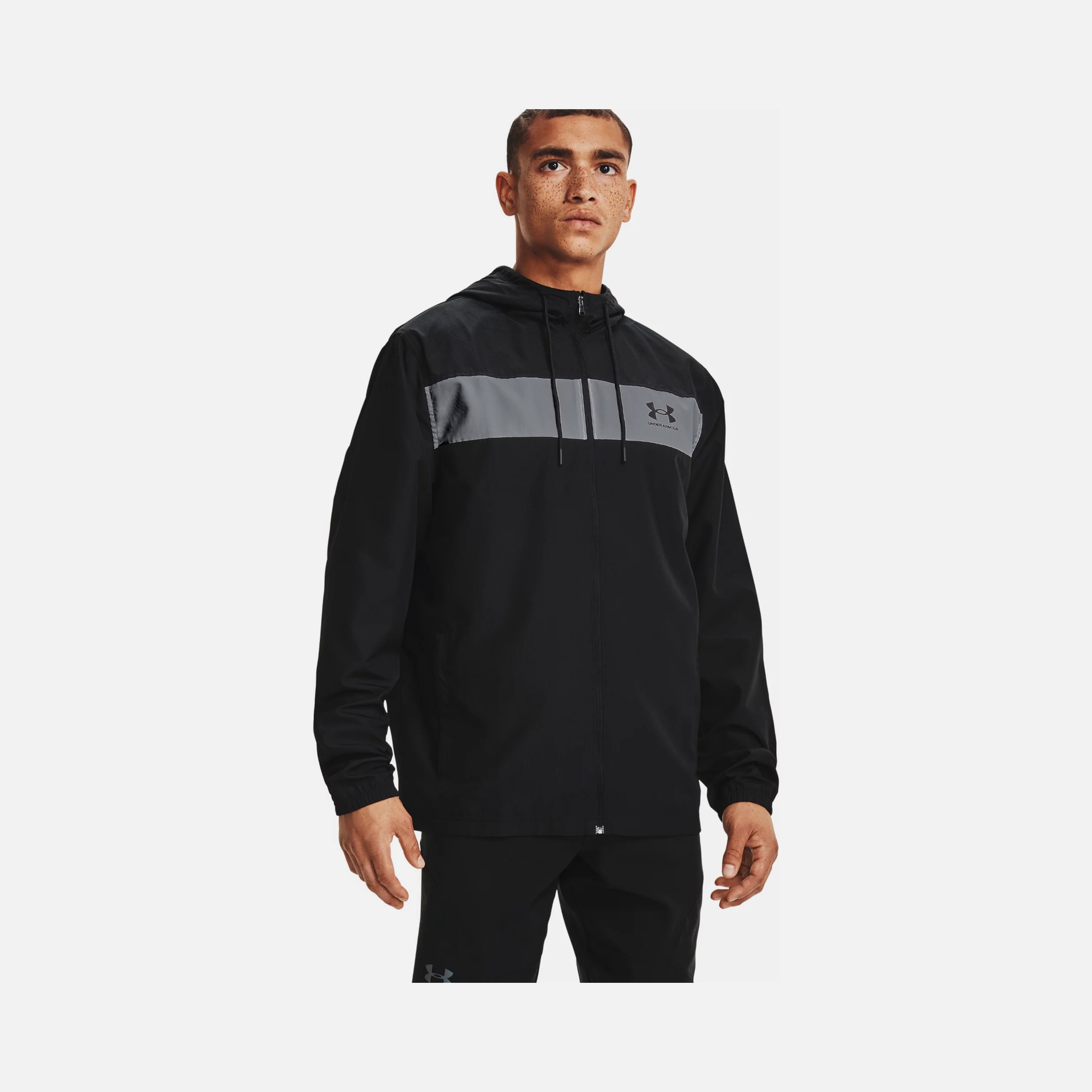 Under Armour Sportstyle Windbreaker Lightweight Ripstop Woven Fabric Full-Zip Hoodie Erkek Ceket
