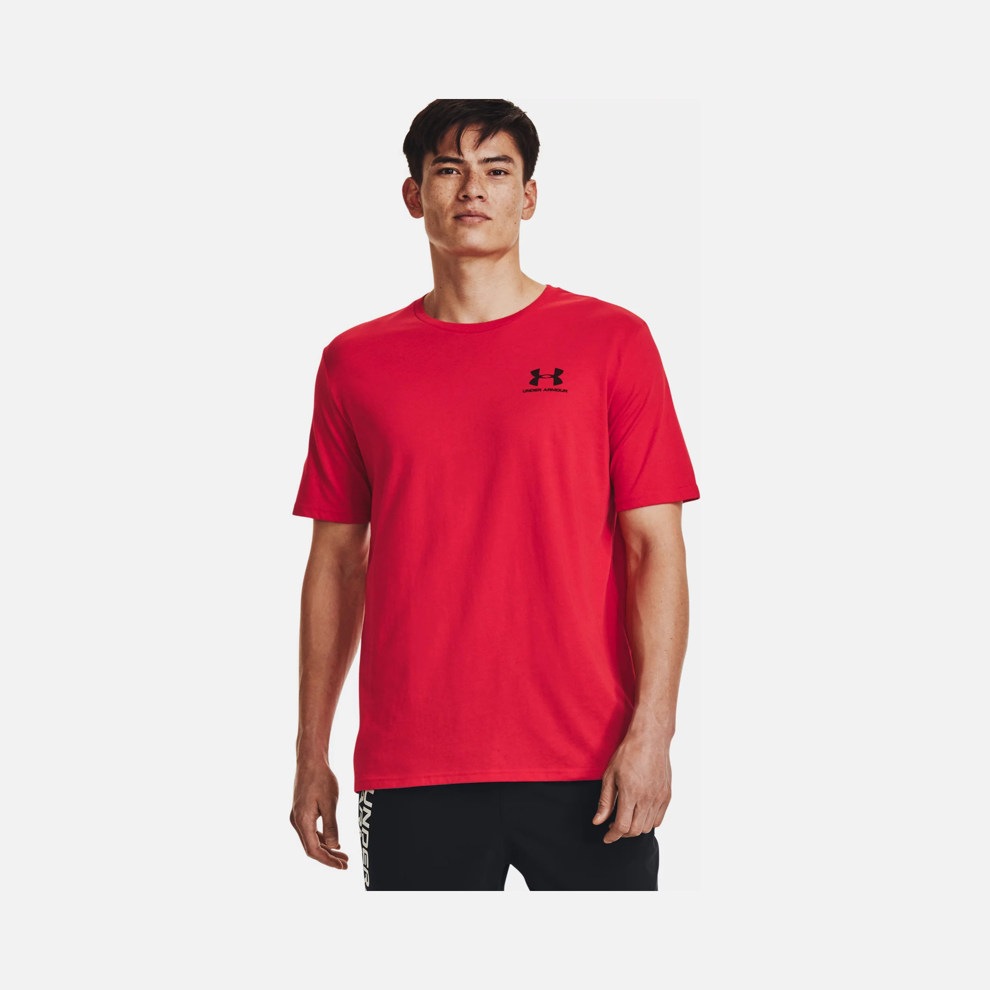 Under Armour Sportstyle Left Chest Training Short-Sleeve Erkek
