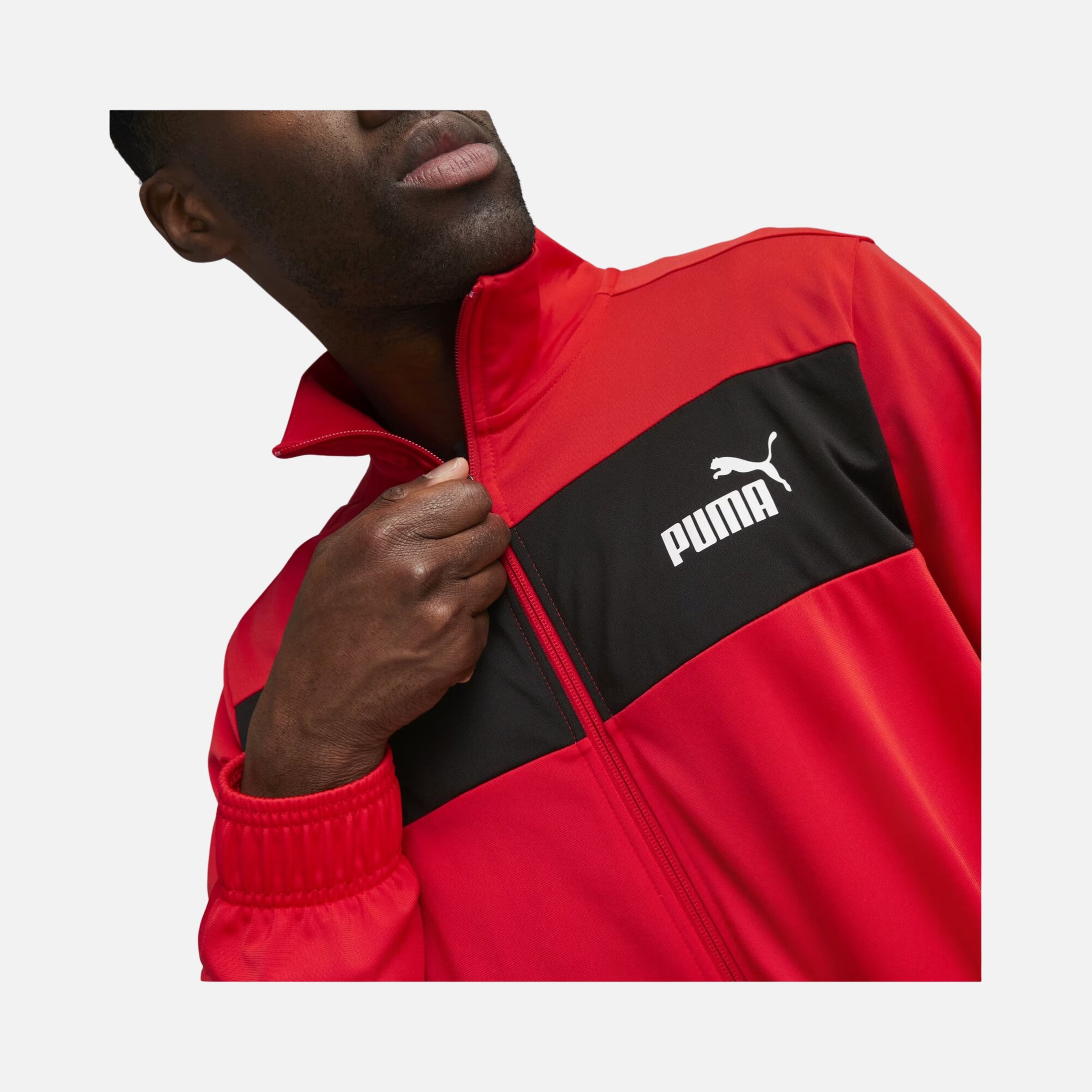 Puma Sportswear Poly Suit Full-Zip Erkek Eşofman Takımı