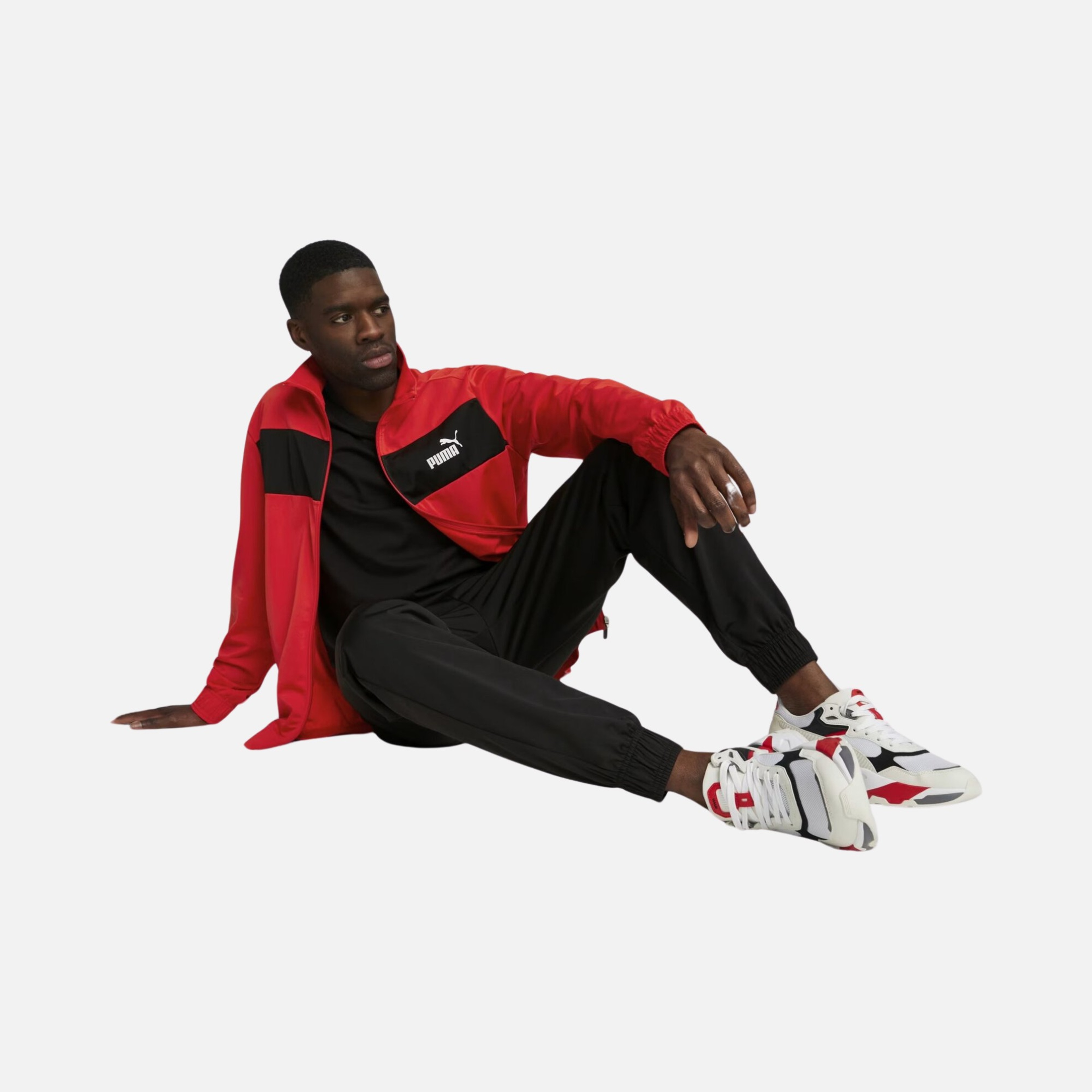 Puma Sportswear Poly Suit Full-Zip Erkek Eşofman Takımı