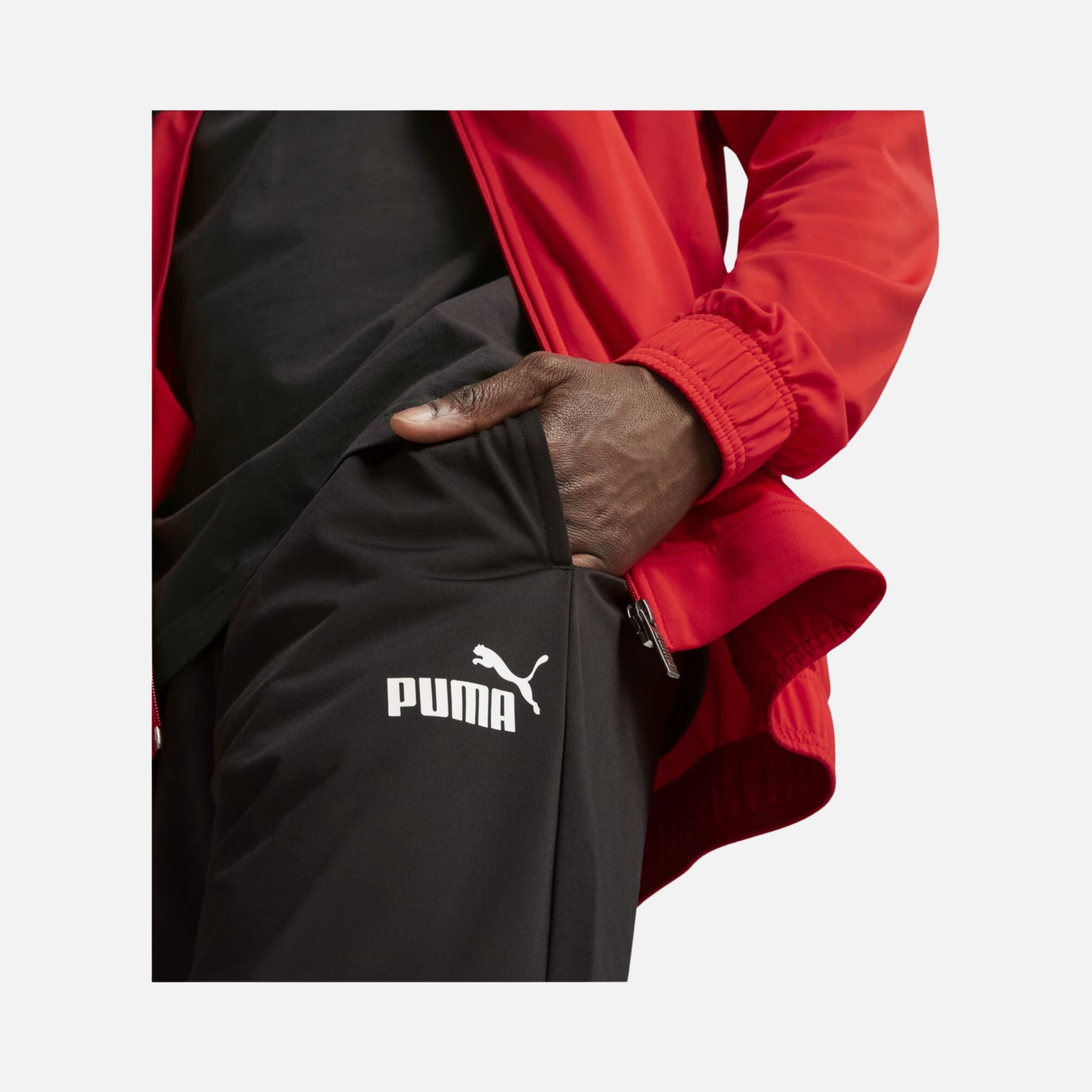 Puma Sportswear Poly Suit Full-Zip Erkek Eşofman Takımı