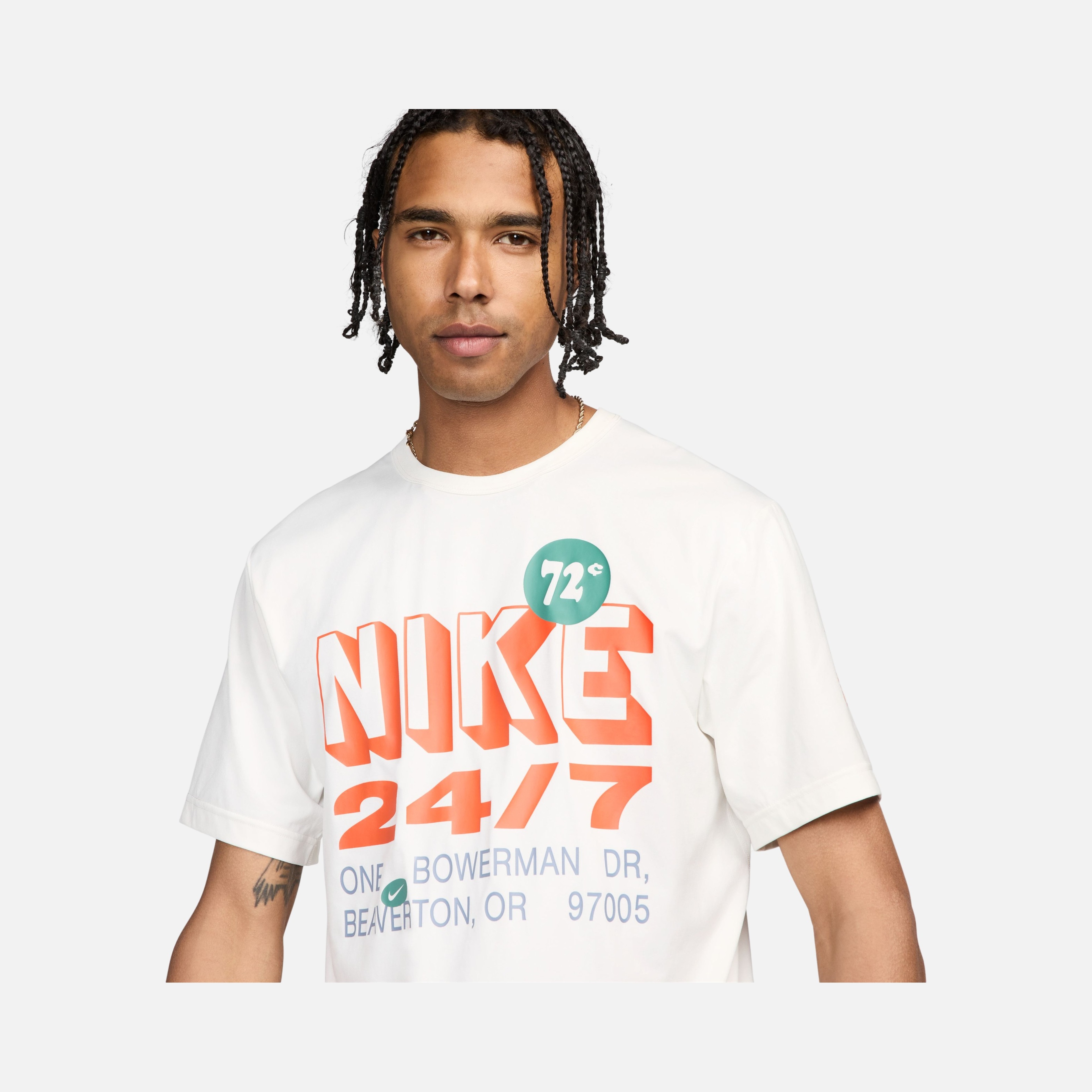 Nike Dri-Fit Hyverse Graphic UV Fitness Short-Sleeve Erkek Tişört