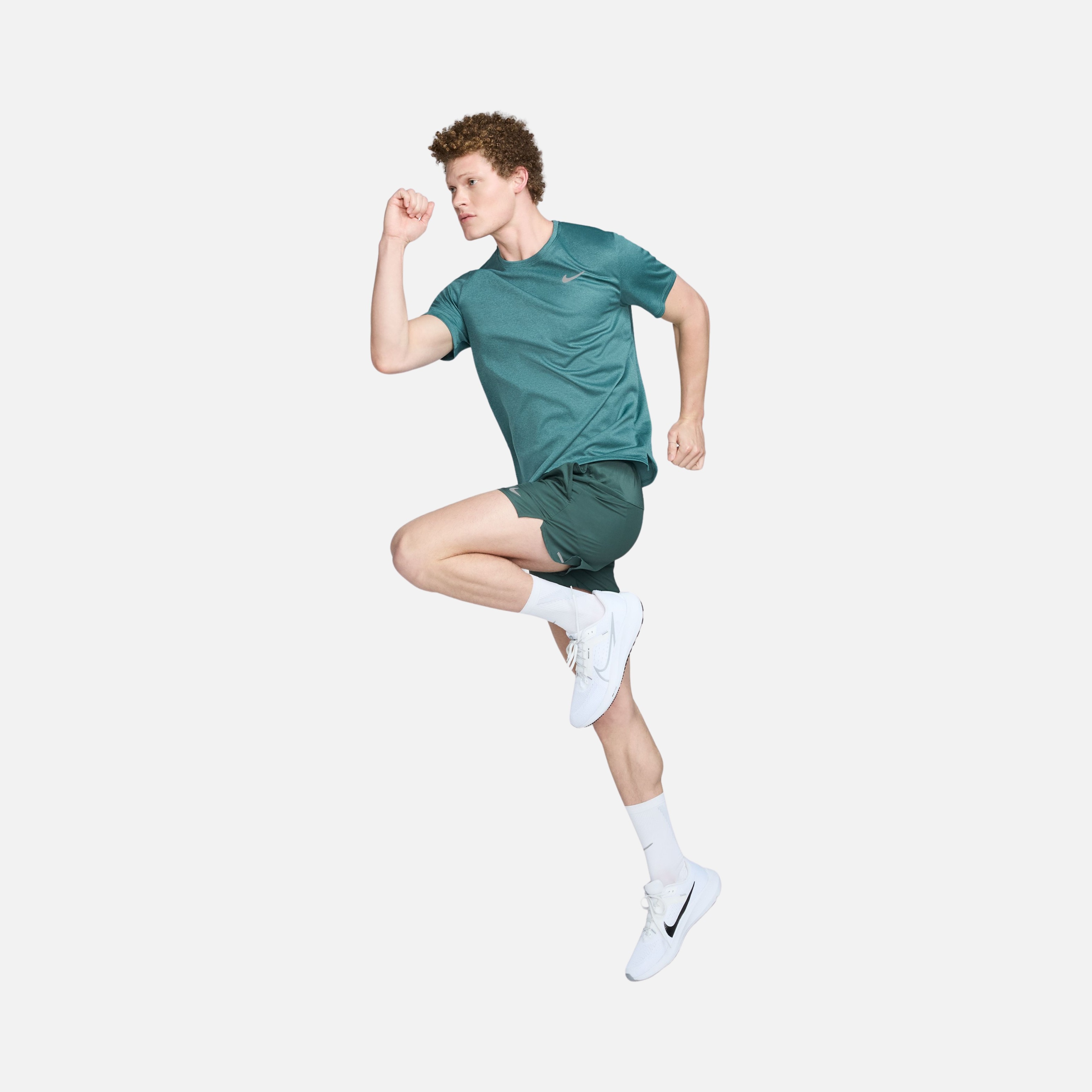 Nike Dri-Fit UV Miler Running Short-Sleeve Erkek Tişört