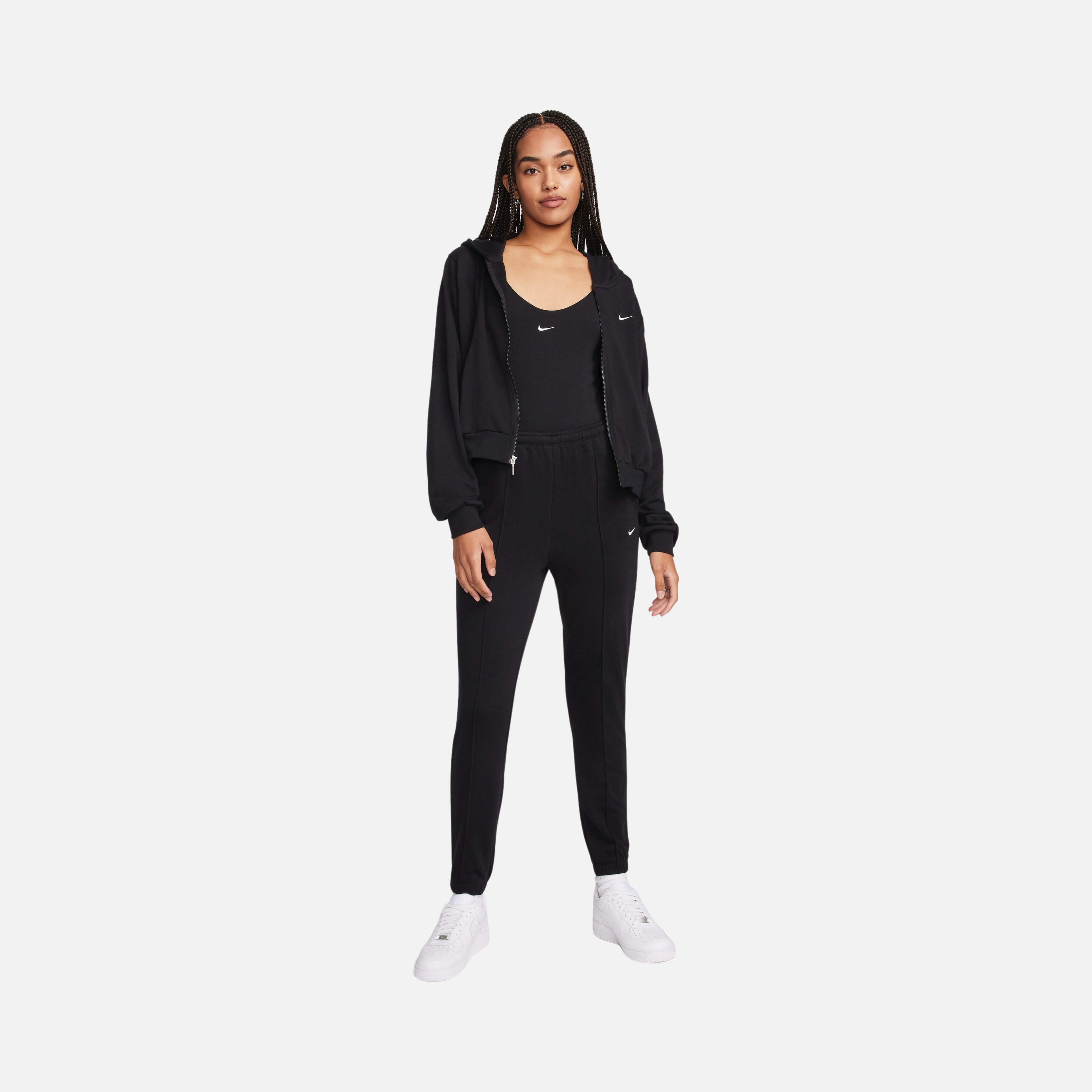 Nike Sportswear Phoenix Fleece Chill French Terry  Slim High-Waisted Kadın Eşofman Altı