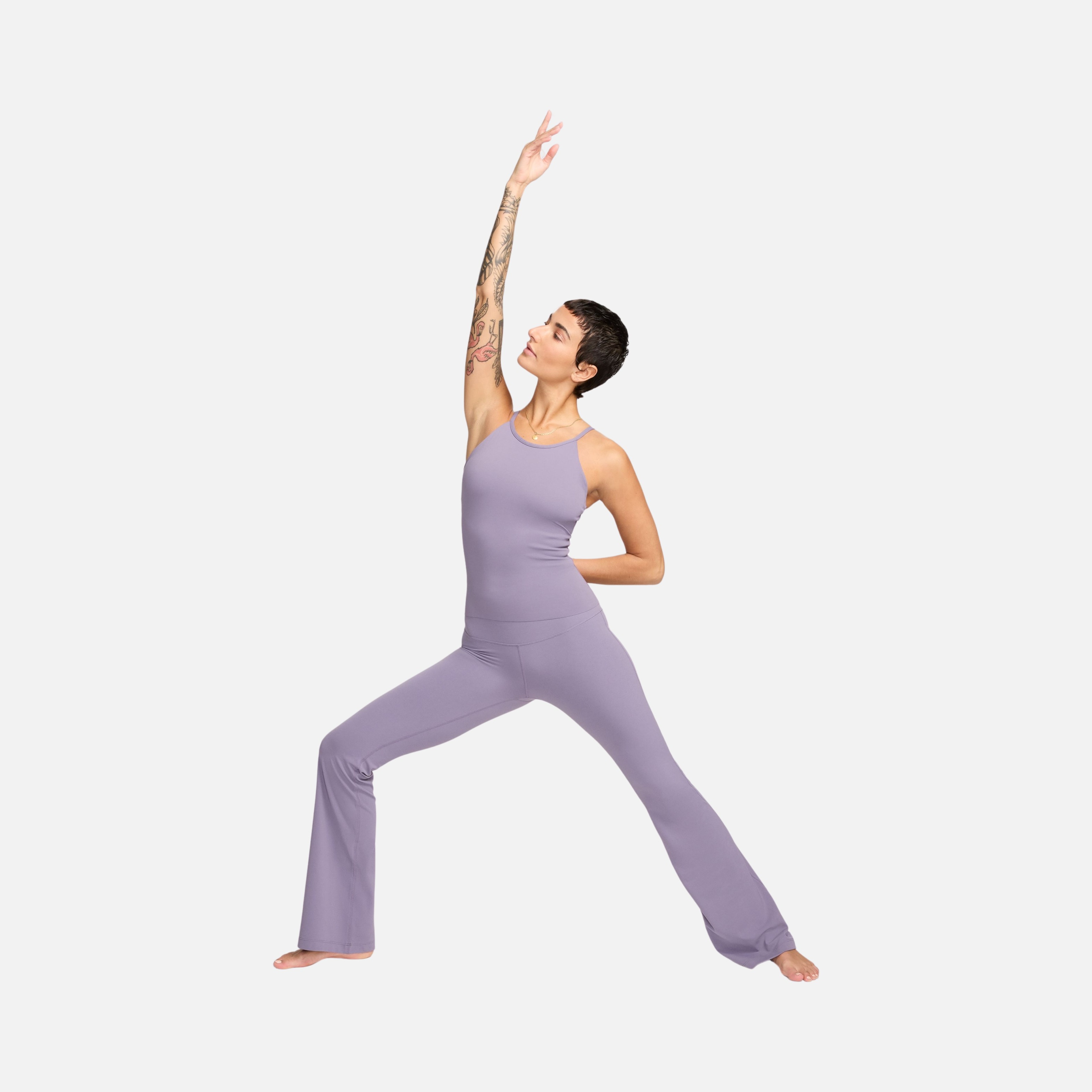 Nike Dri-Fit Zenvy High-Waisted Flared Leg Training Kadın Tayt