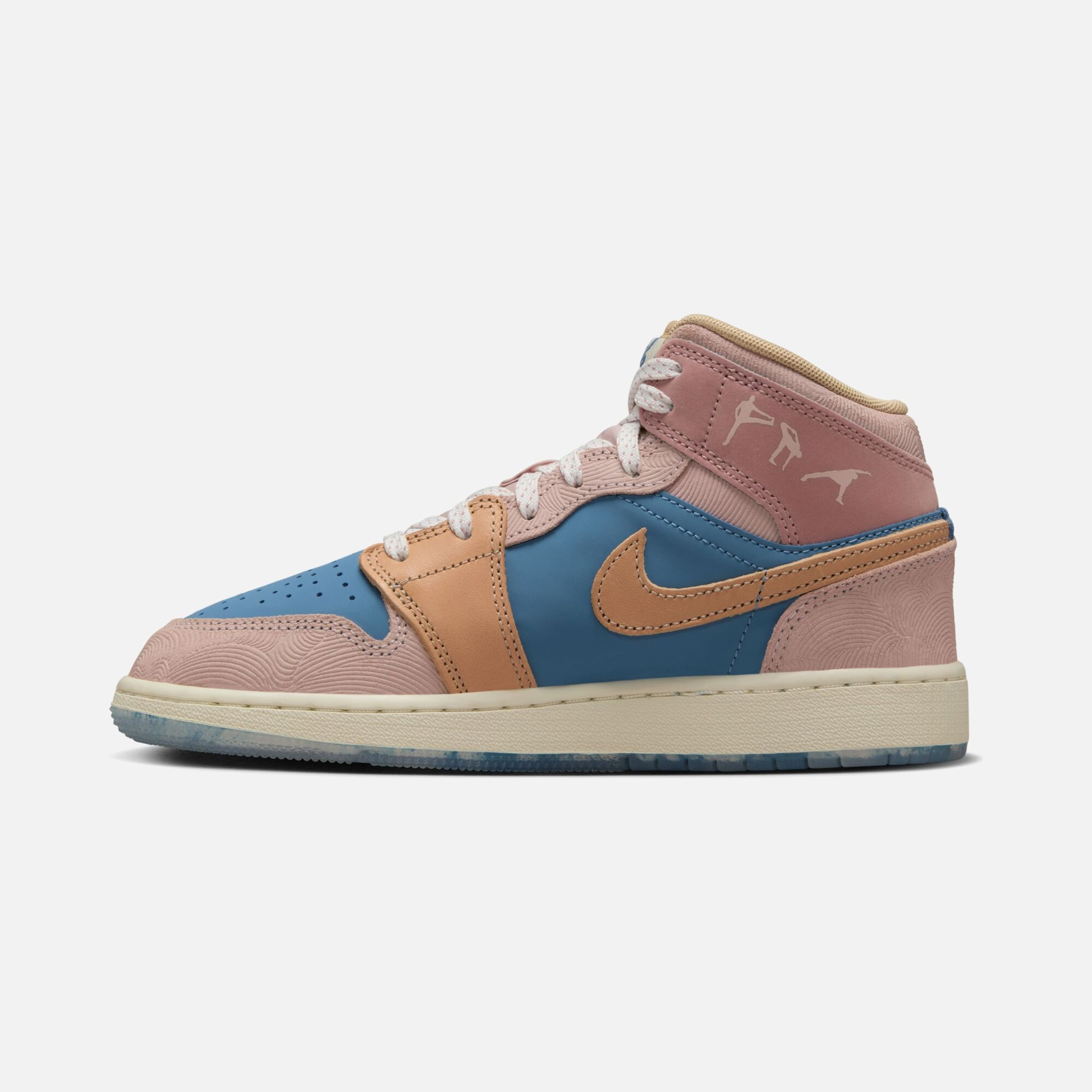 新品　ナイキ　エアジョーダン1 MID SS GS 24.5㎝ Nike Air Jordan 1 Mid SS SU24 (GS) Spor Ayakkabı | Barçın