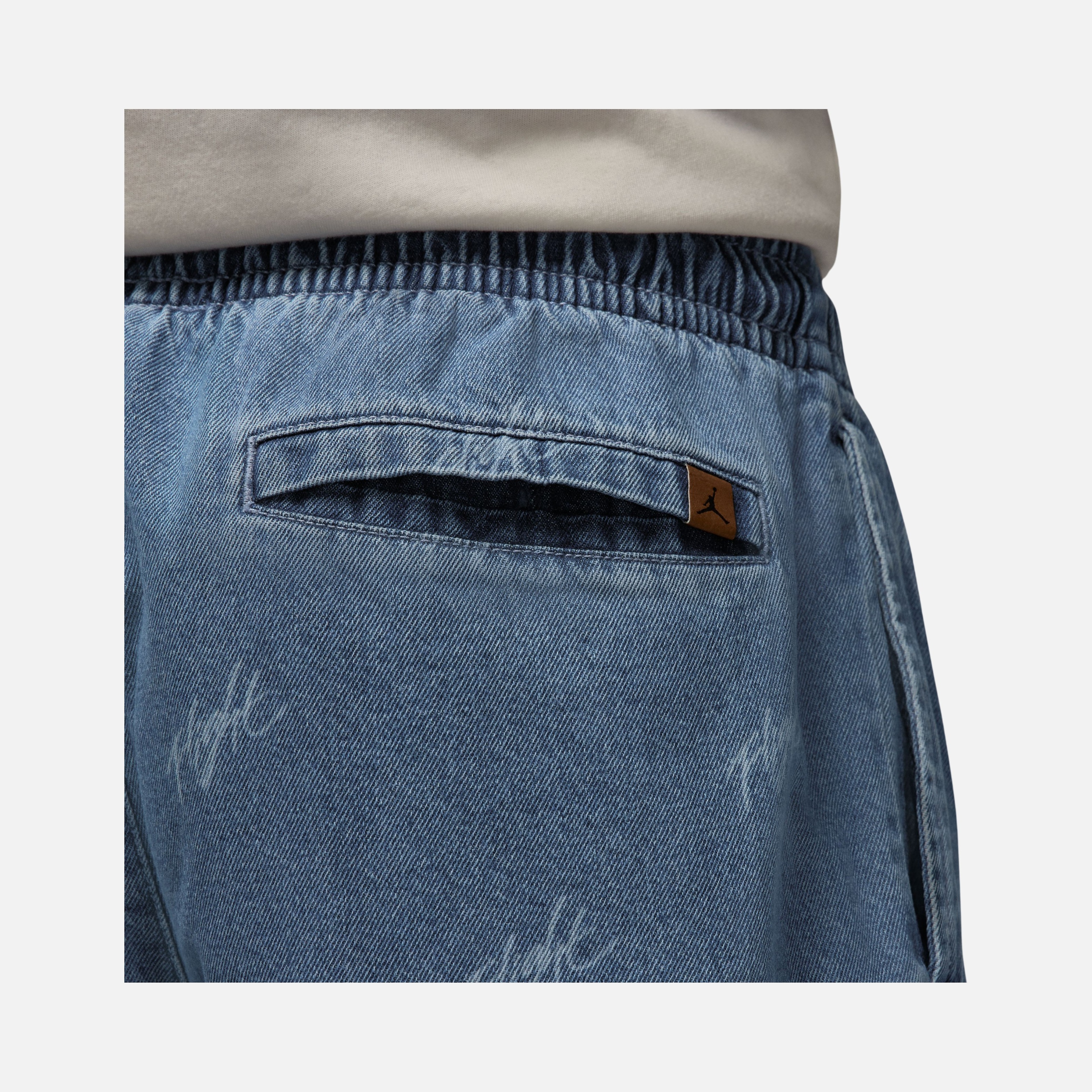 Nike Jordan Flight Heritage Denim Allover Printed Erkek Şort