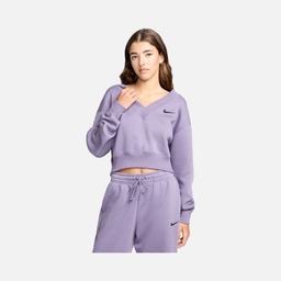 Nike Sportswear Phoenix Fleece Cropped V-Neck  Kadın Sweatshirt
