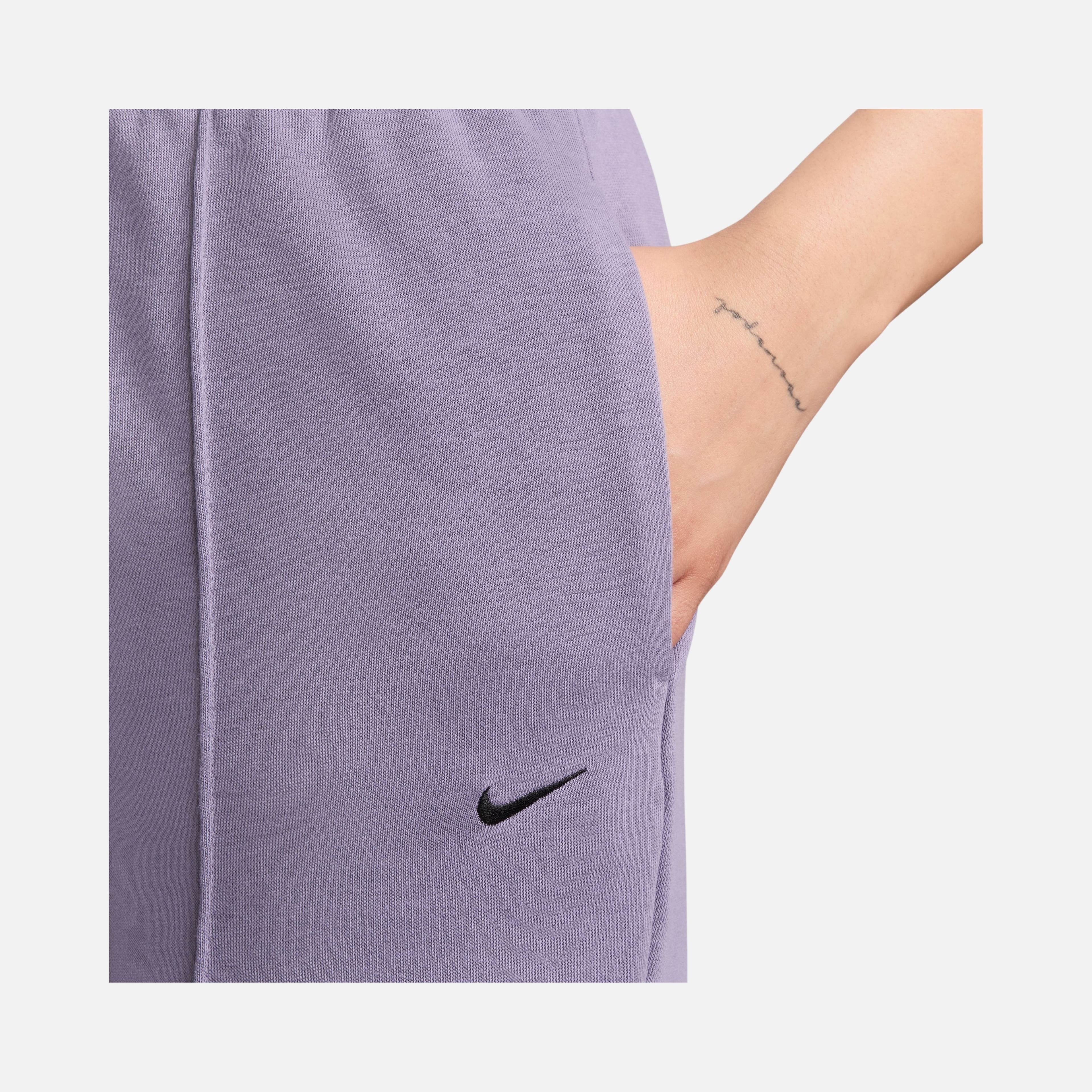 Nike Sportswear Phoenix Fleece Chill French Terry  Slim High-Waisted Kadın Eşofman Altı