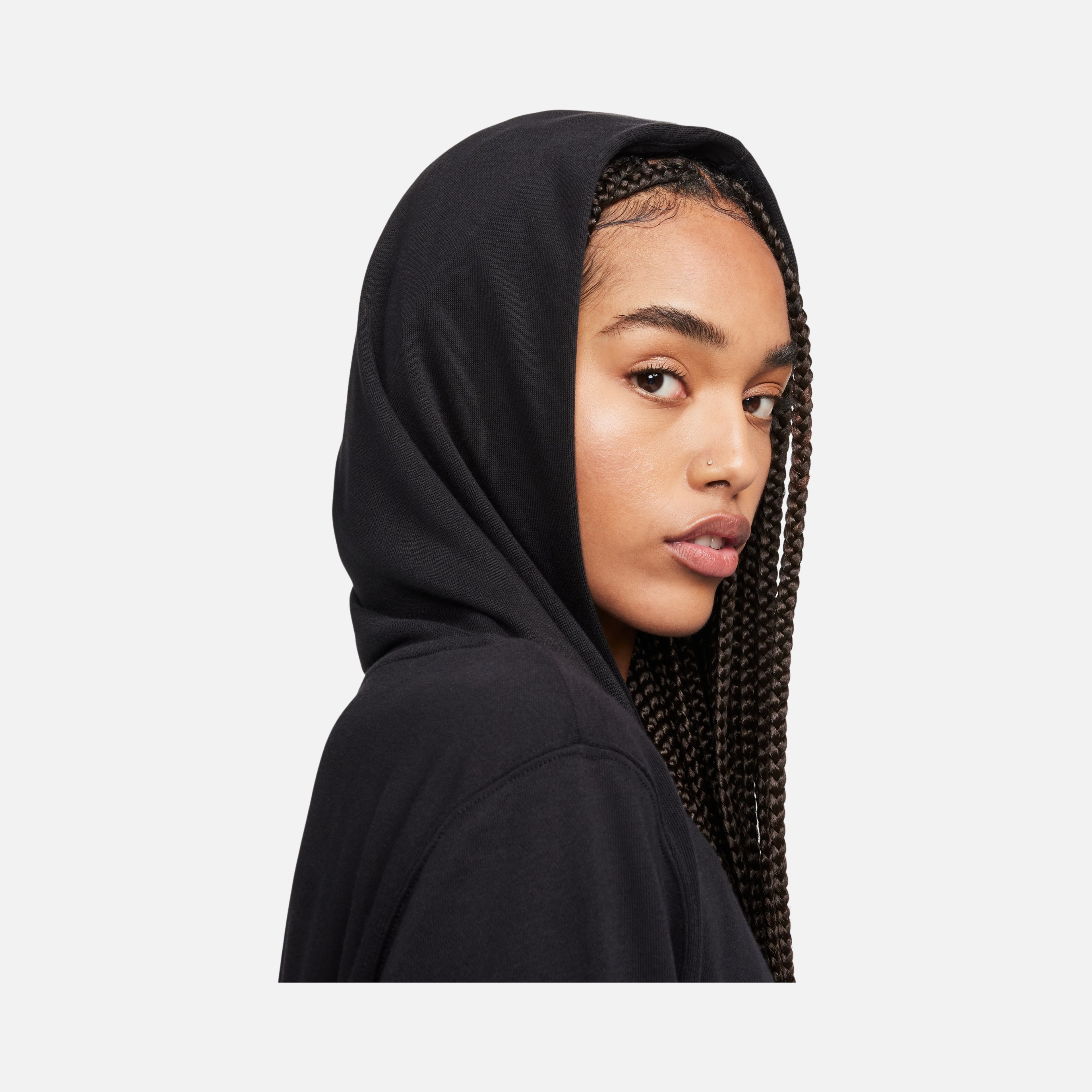 Nike Sportswear Phoenix Fleece Chill French Terry Loose Full-Zip Hoodie Kadın Sweatshirt