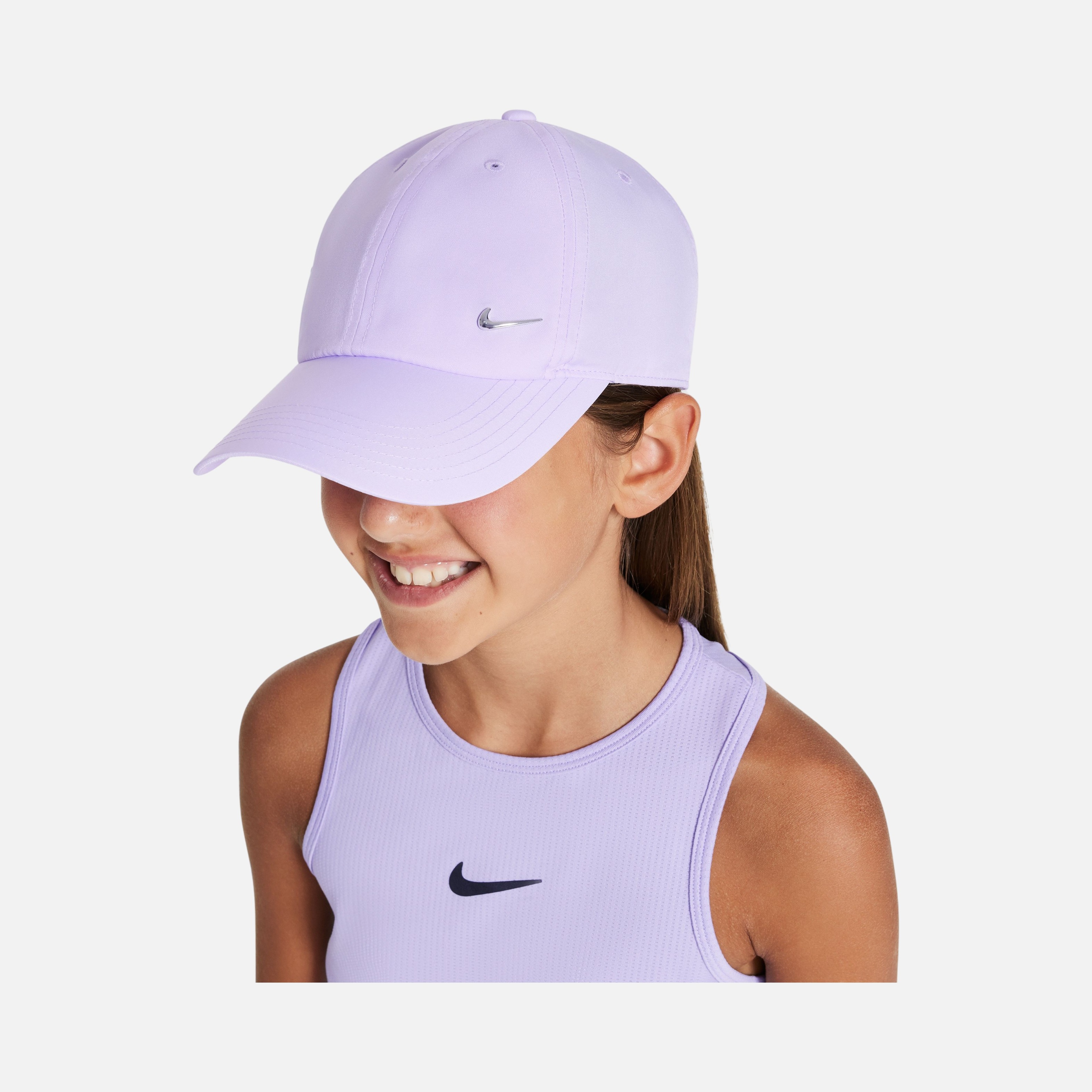 Nike Dri-Fit Sportswear Club Unstructured Metal Swoosh Adjustable Çocuk Şapka