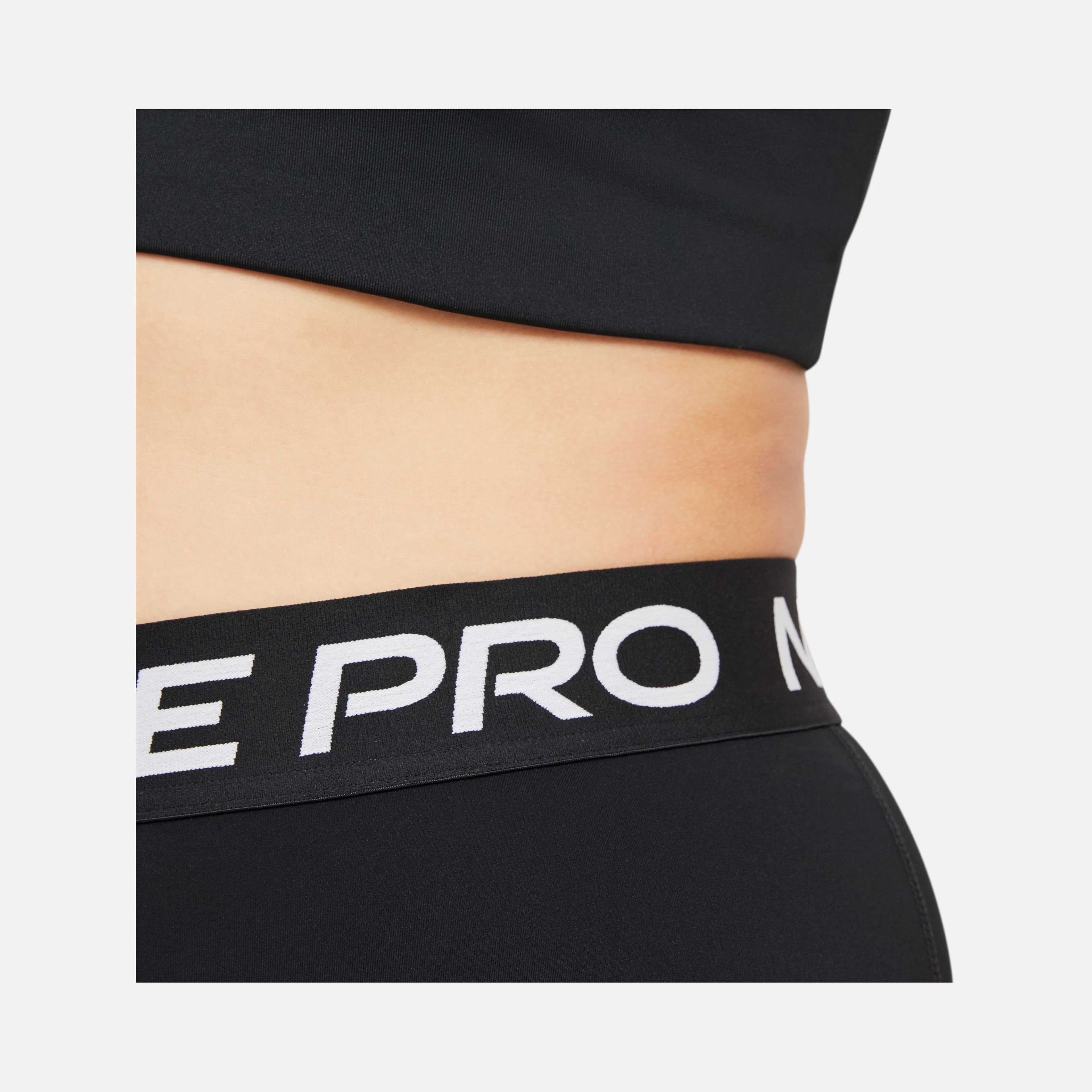 Nike Pro Mid-Rise Crop Leg Training (Plus Size) Kadın Tayt