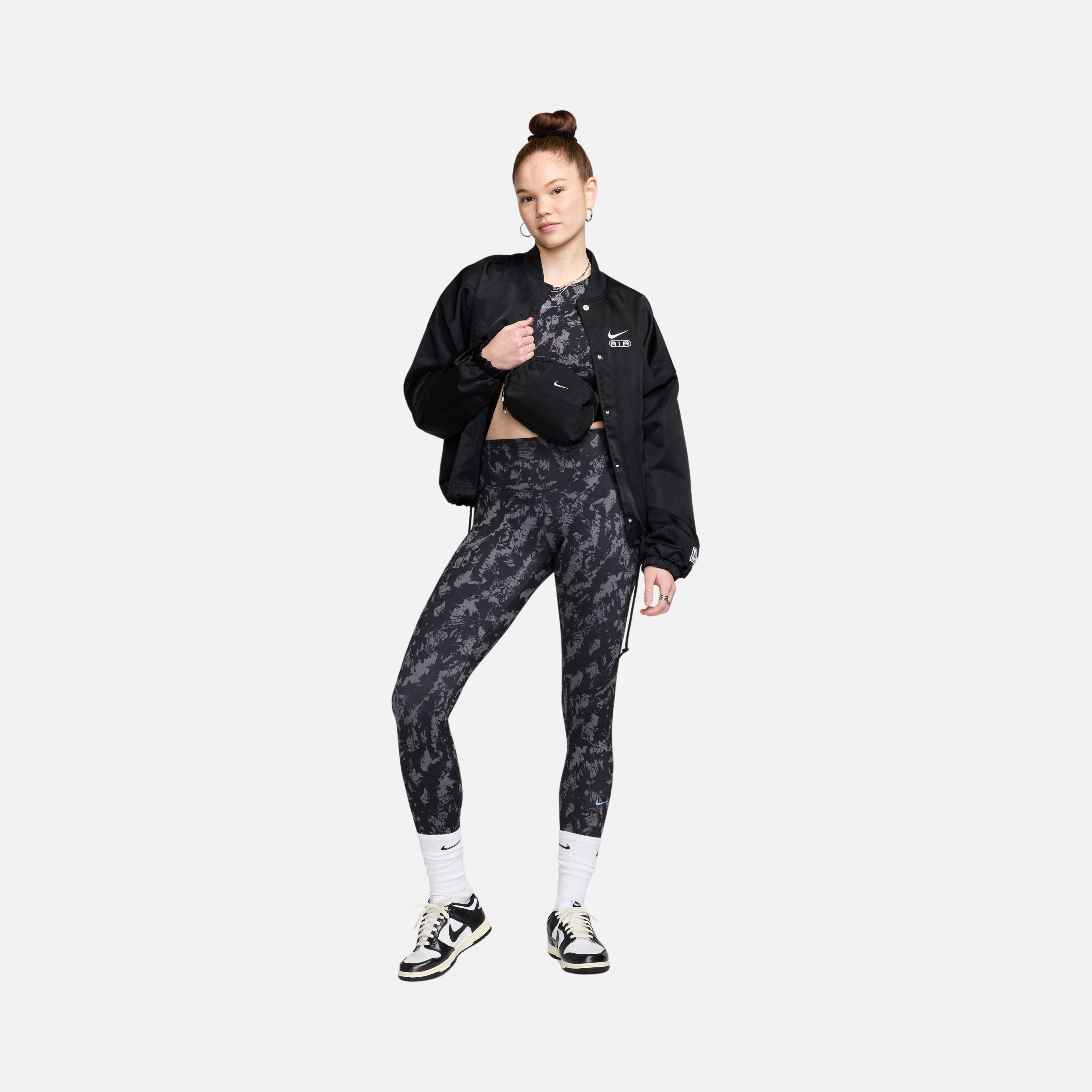 Nike One Dri-Fit High-Waisted 7/8 Printed Training Kadın Tayt