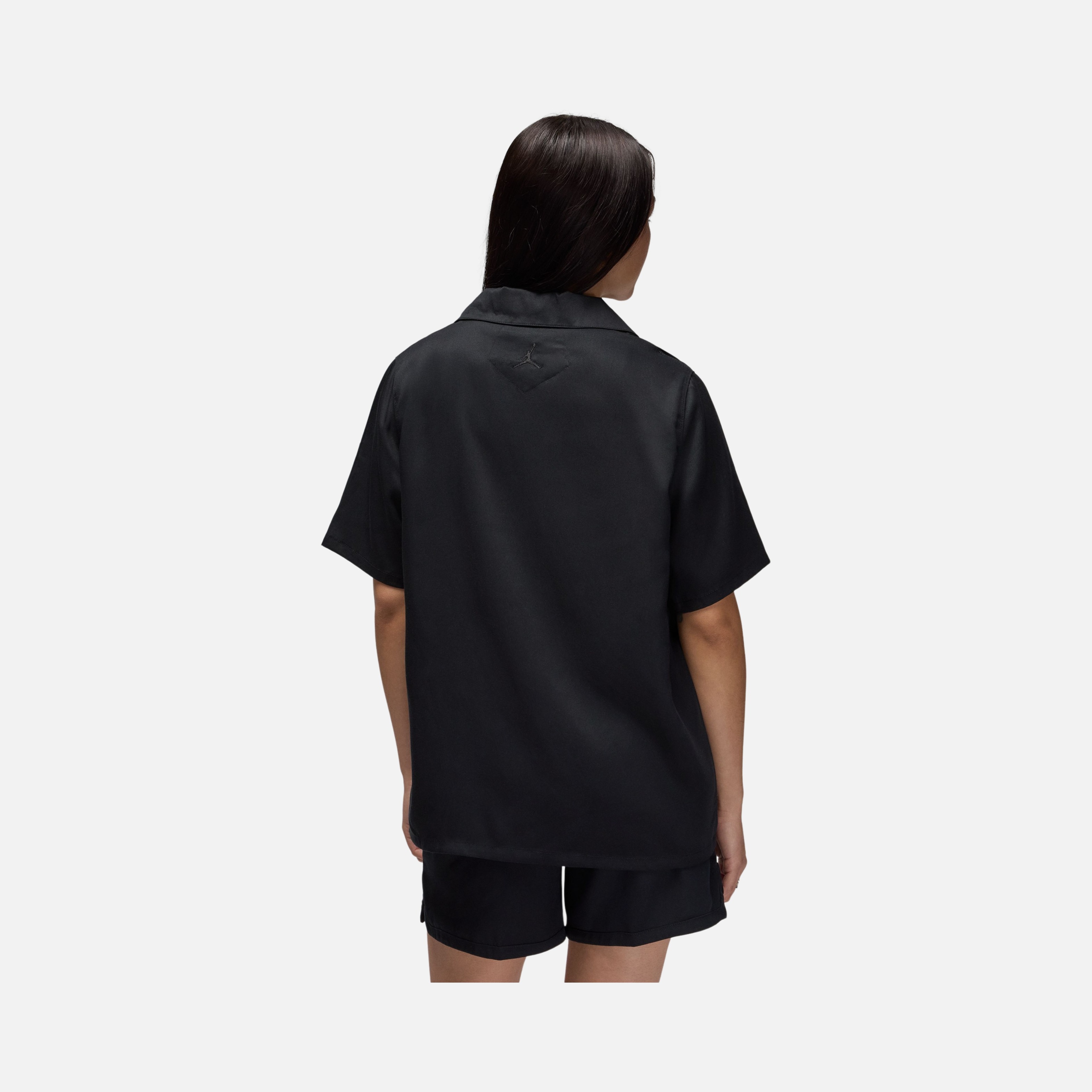 Nike Jordan Woven Solid 2 Full-Buttoned Short-Sleeve Kadın Gömlek
