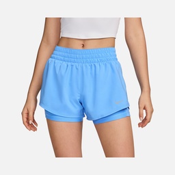 Nike One Dri-Fit Mid-Rise 8cm (approx.) 2-in-1 Training Kadın Şort