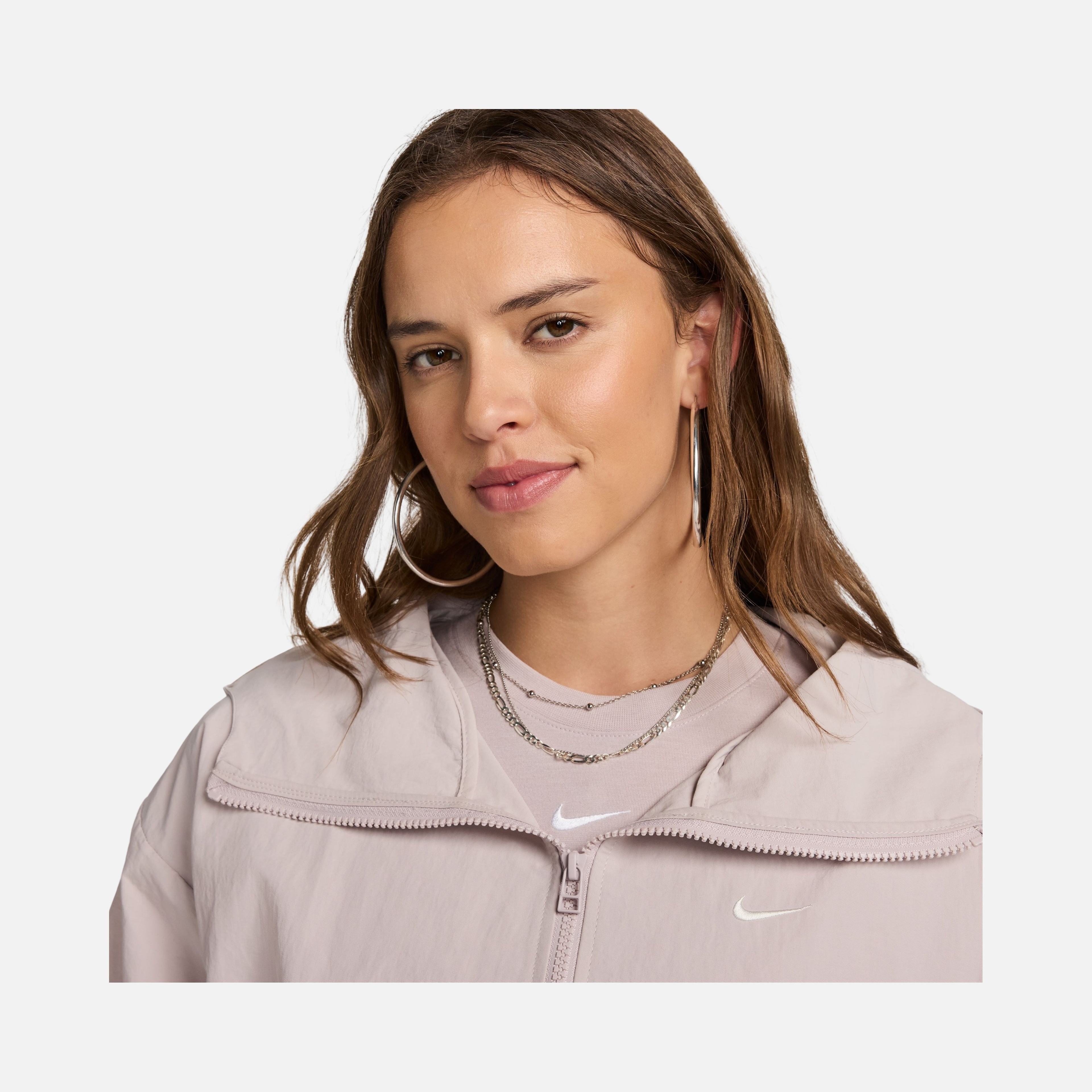 Nike Sportswear Everything Wovens Oversized Full-Zip Hoodie Kadın
