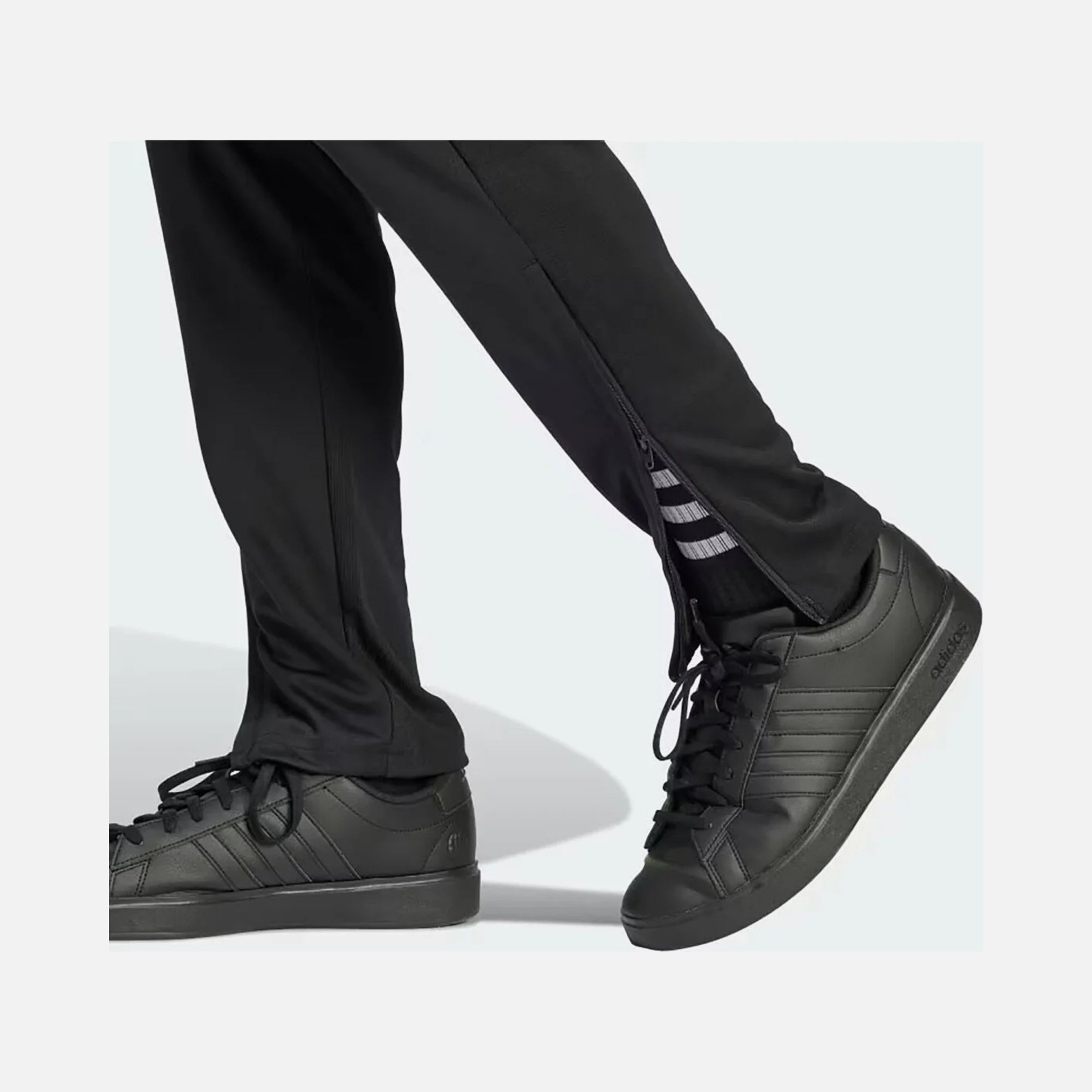 adidas Aeroready Sereno Conjunto Deportivo 3-Stripes Full-Zip  Zippered Leg Erkek Eşofman Takımı