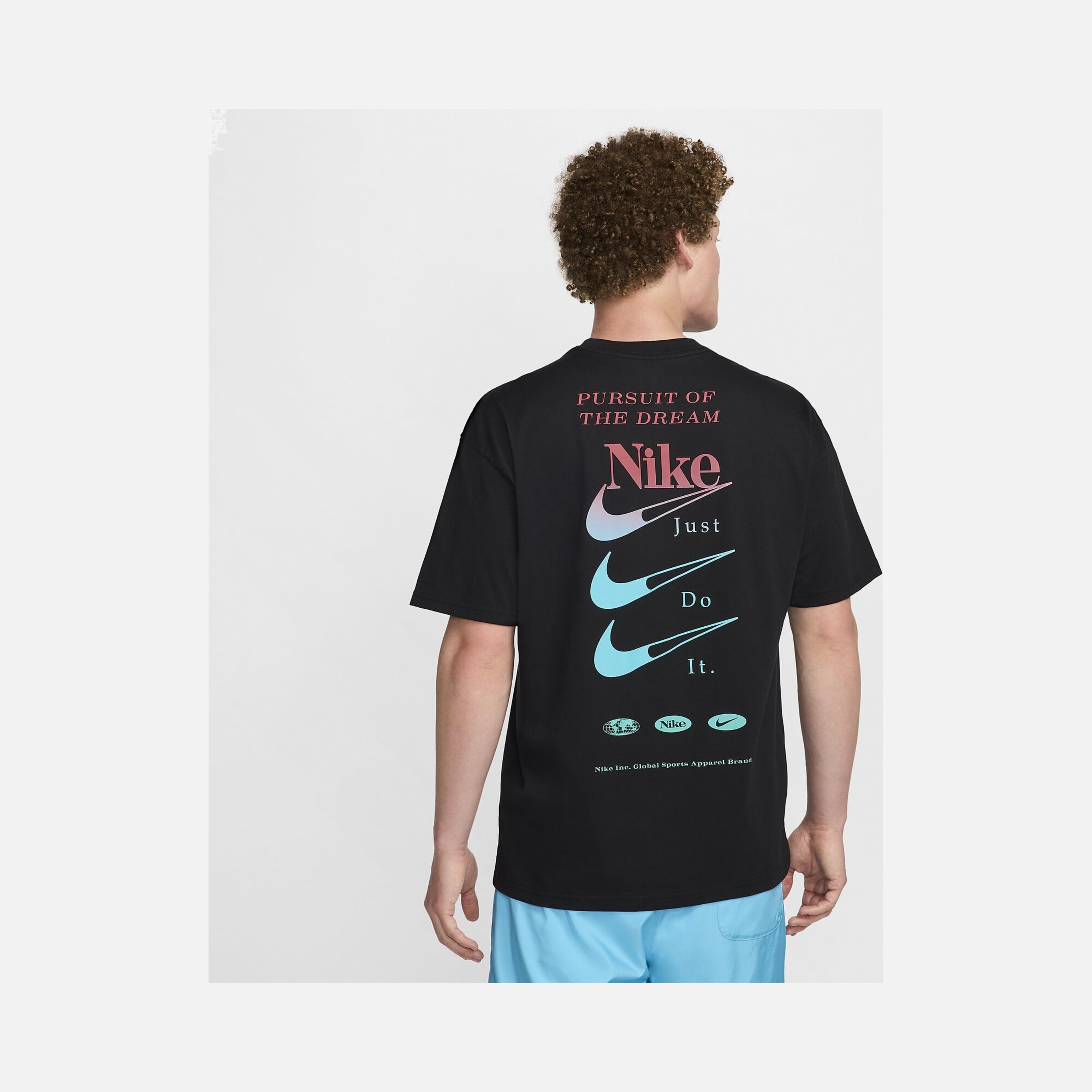 Nike Sportswear DNA M90 ''Just Do It & Multi Swoosh Graphic'' Short-Sleeve Erkek Tişört