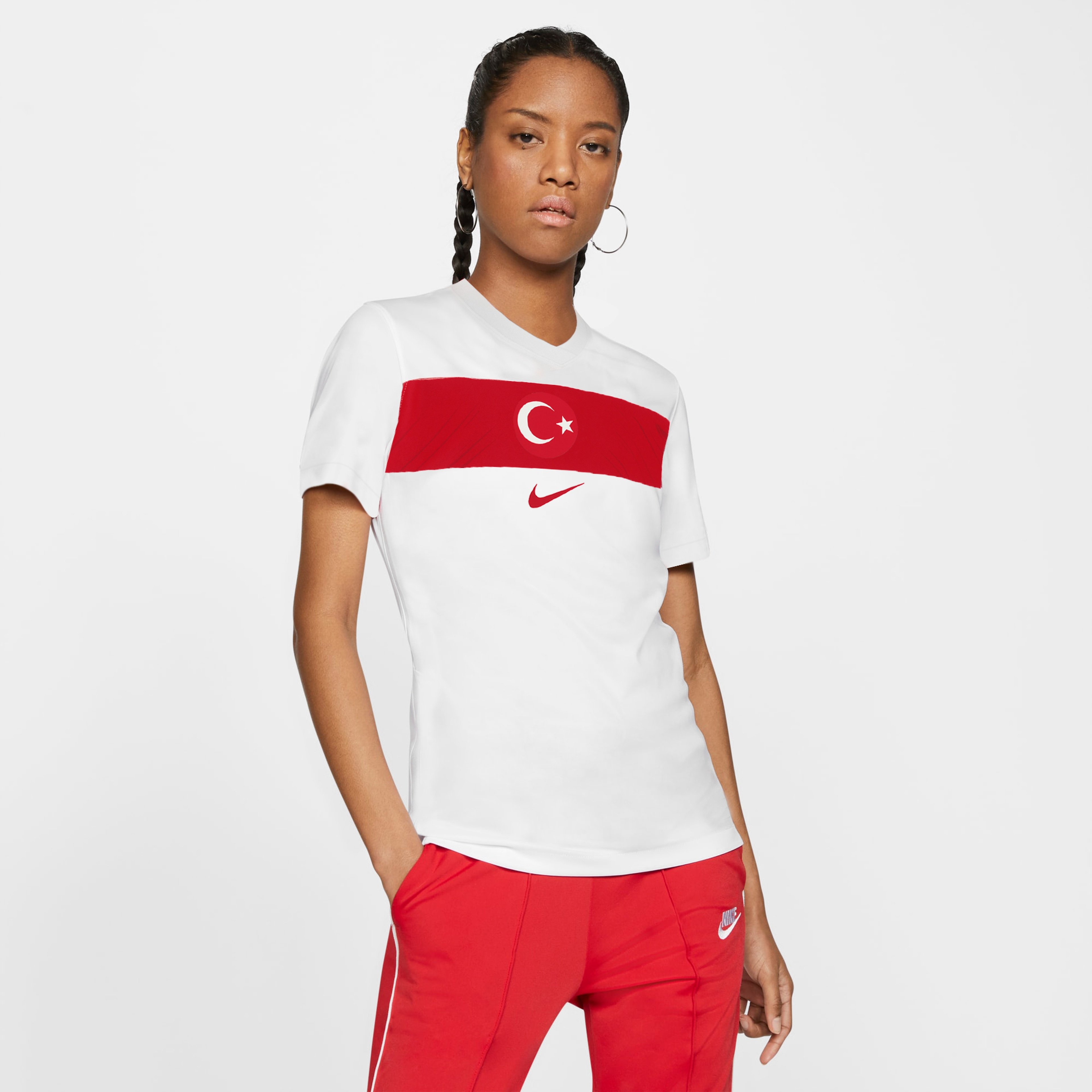 Nike Türkiye Dri-Fit 2024-2025 Stadyum Home Jersey Kadın Forma