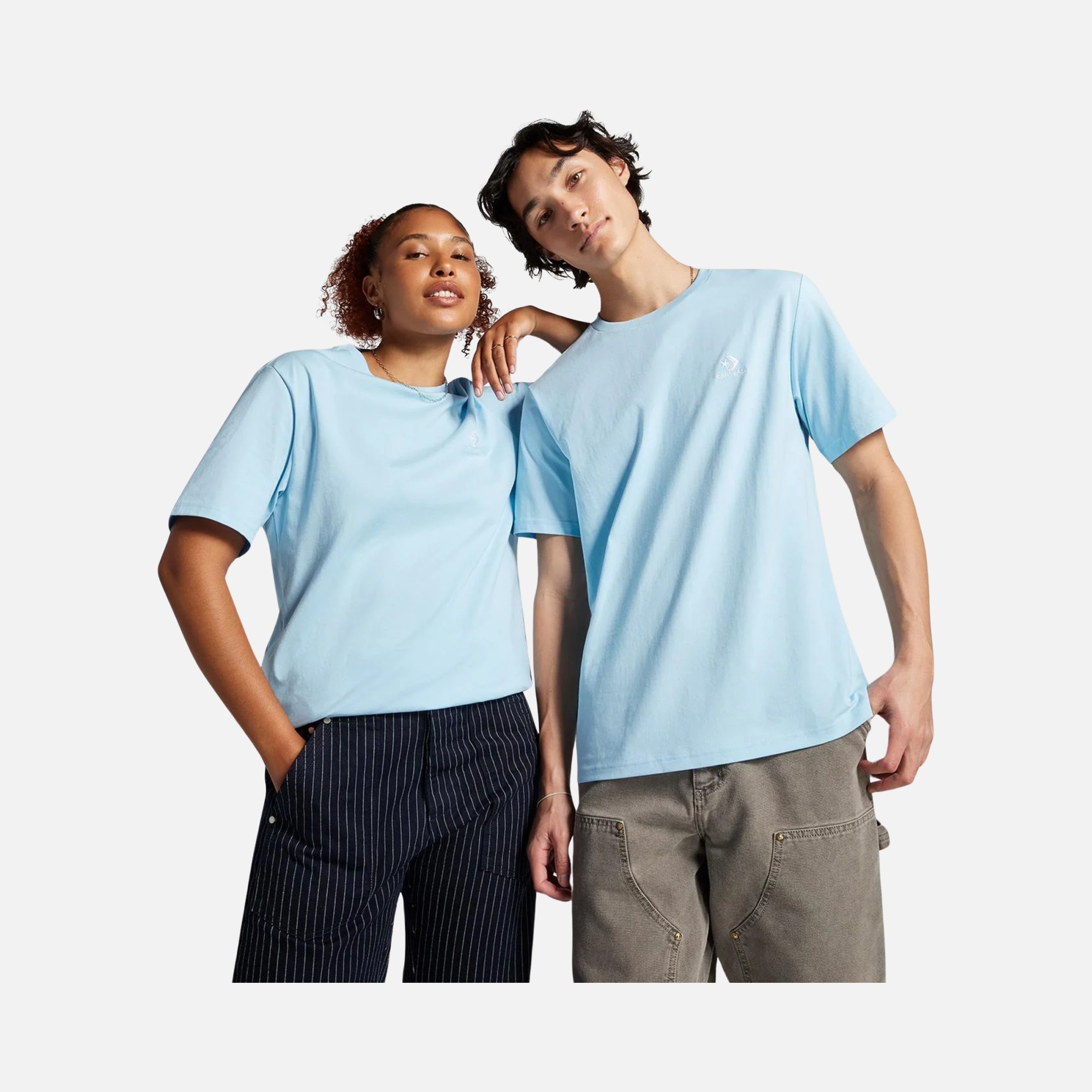 Converse Go To Embroidered Star Chevron Standard Fit Short-Sleeve Unisex Tişört