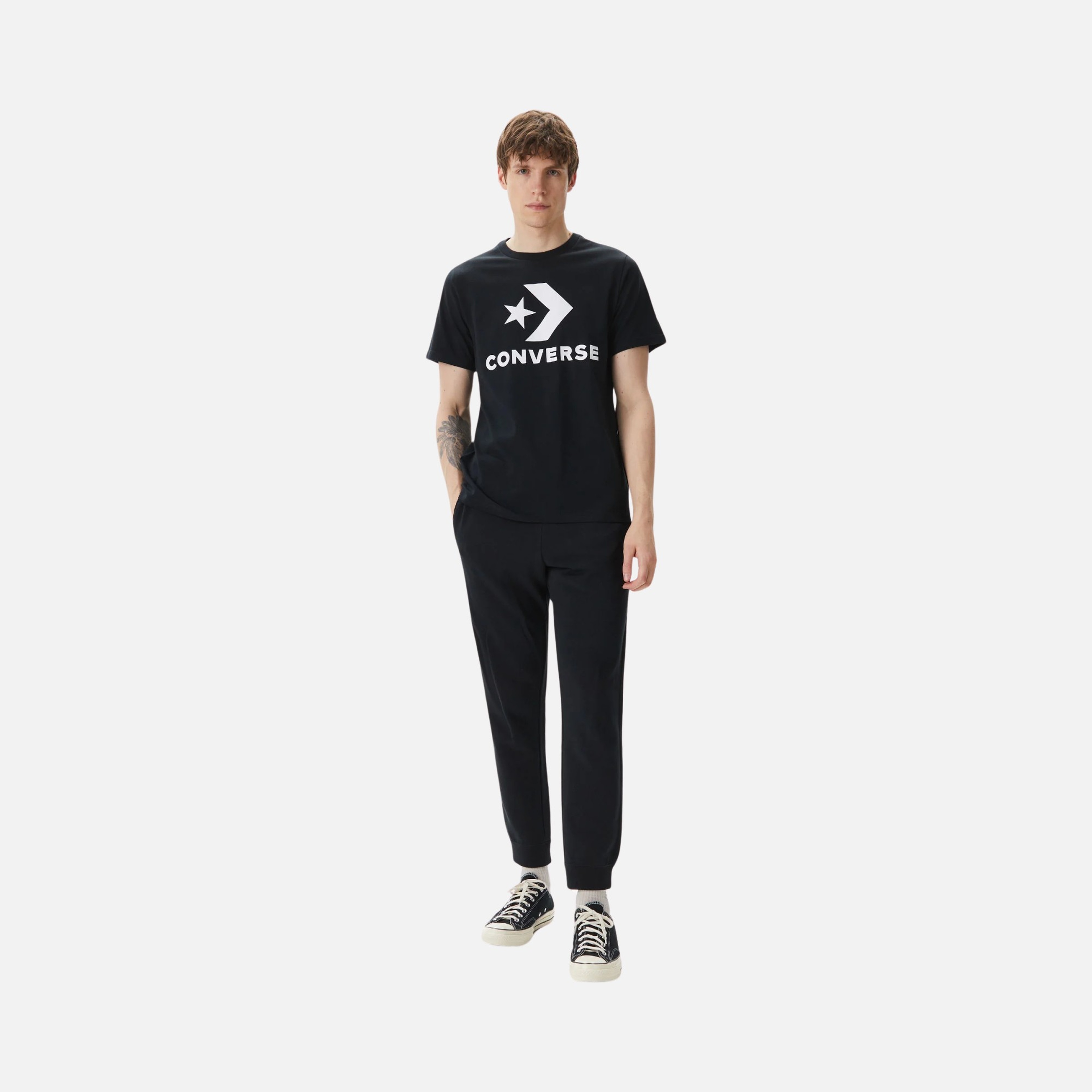 Converse Go To Star Chevron Logo Standard Fit Short-Sleeve Unisex Tişört