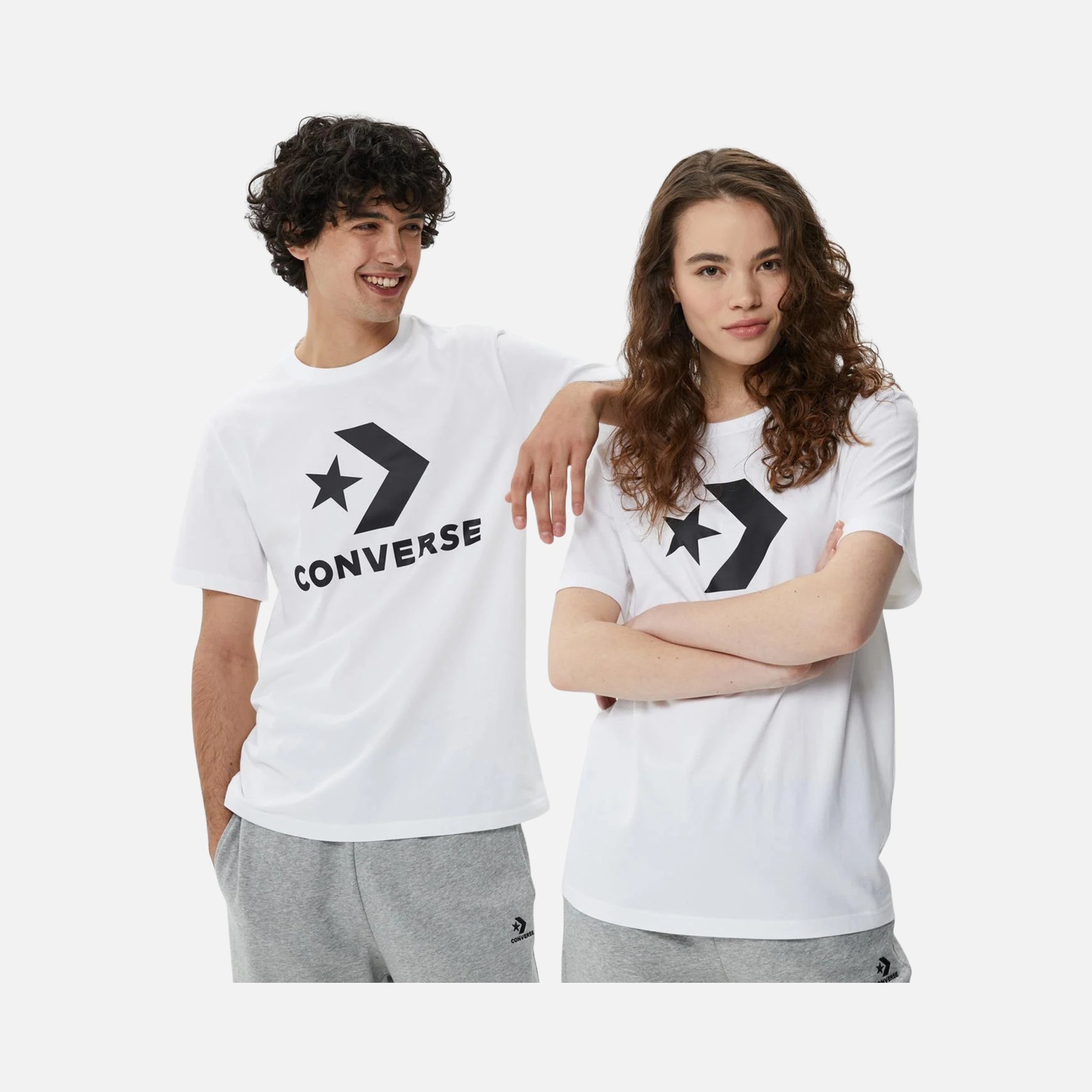 Converse Go To Star Chevron Logo Standard Fit Short-Sleeve Unisex Tişört