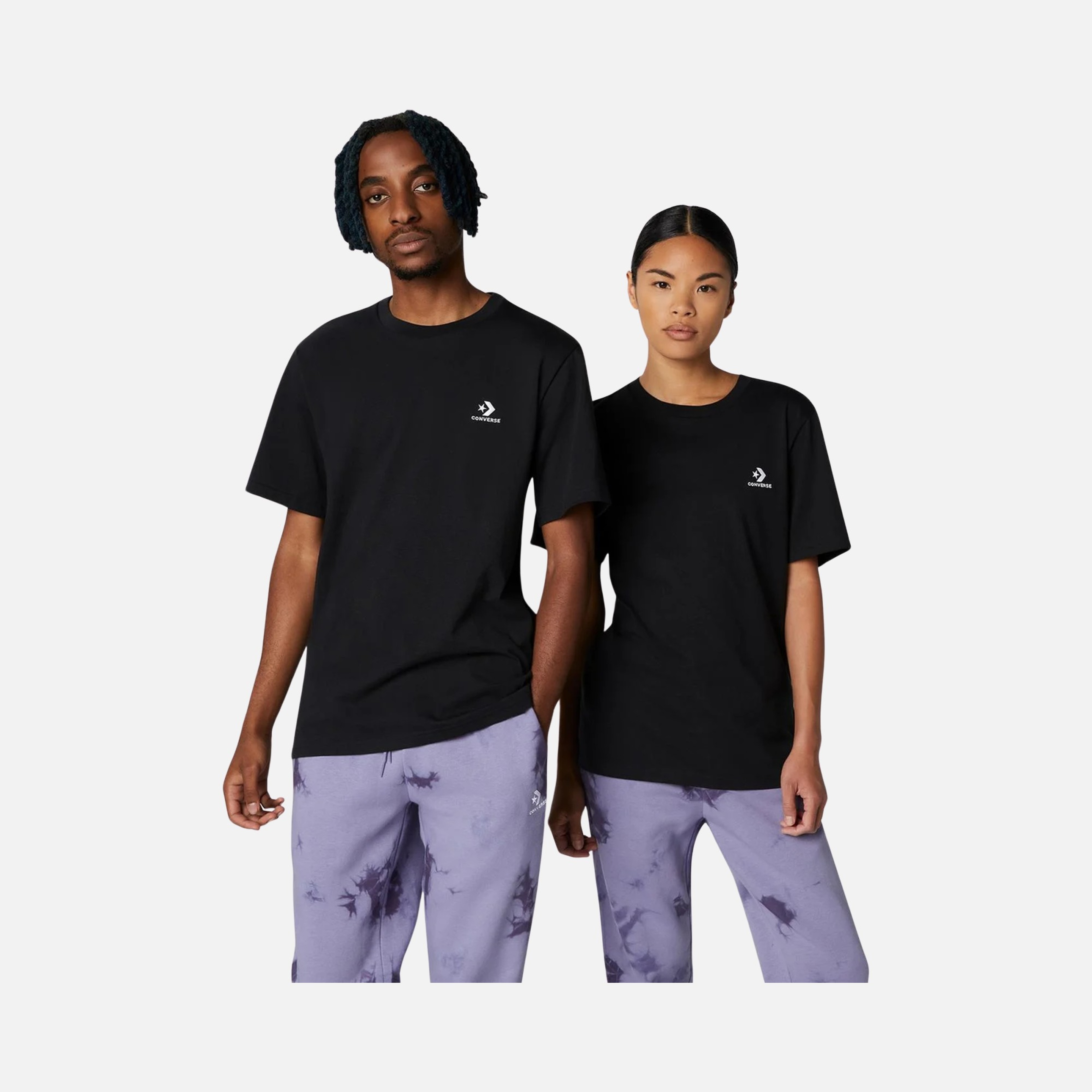 Converse Go To Embroidered Star Chevron Standard Fit Short-Sleeve Unisex Tişört