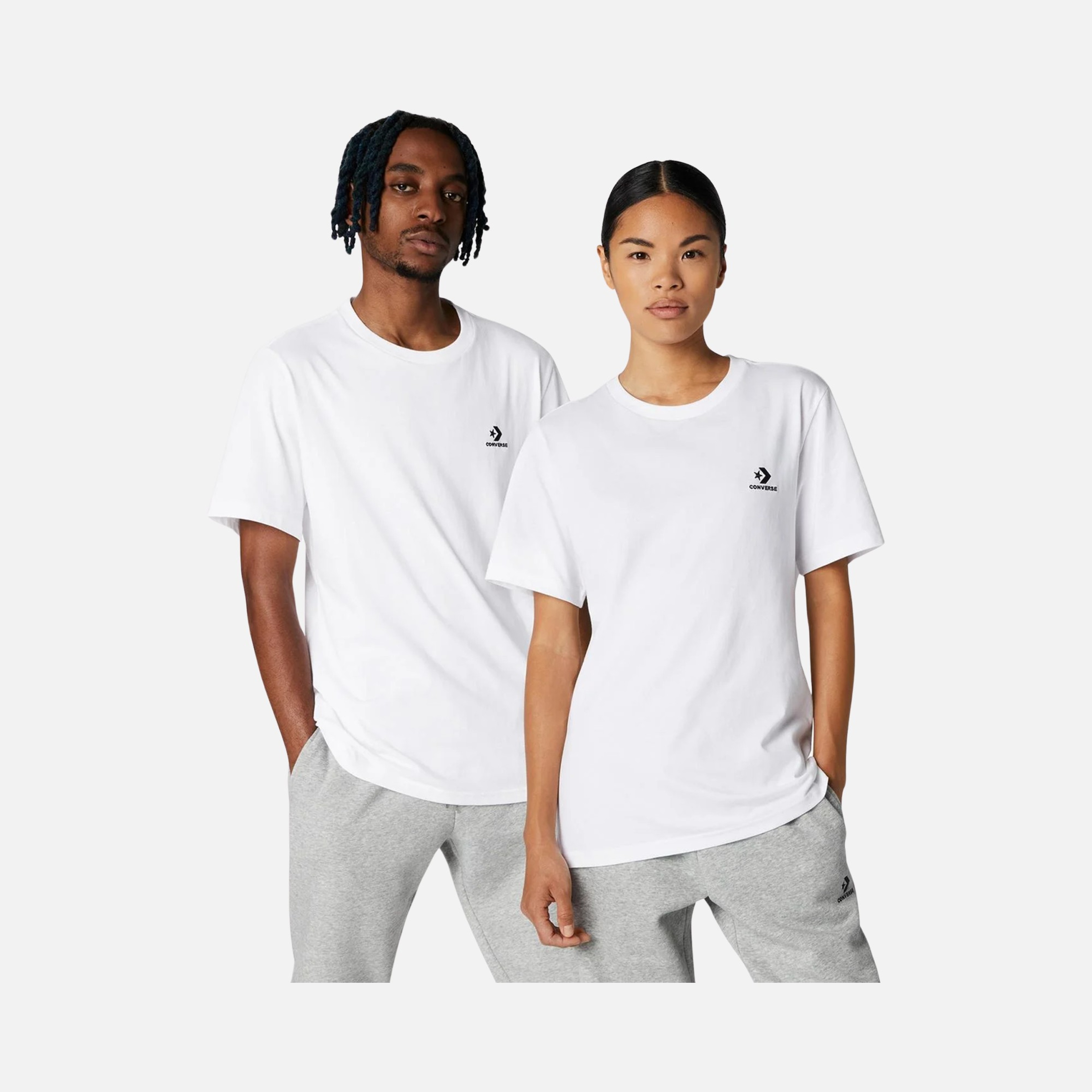 Converse Go To Embroidered Star Chevron Standard Fit Short-Sleeve Unisex Tişört