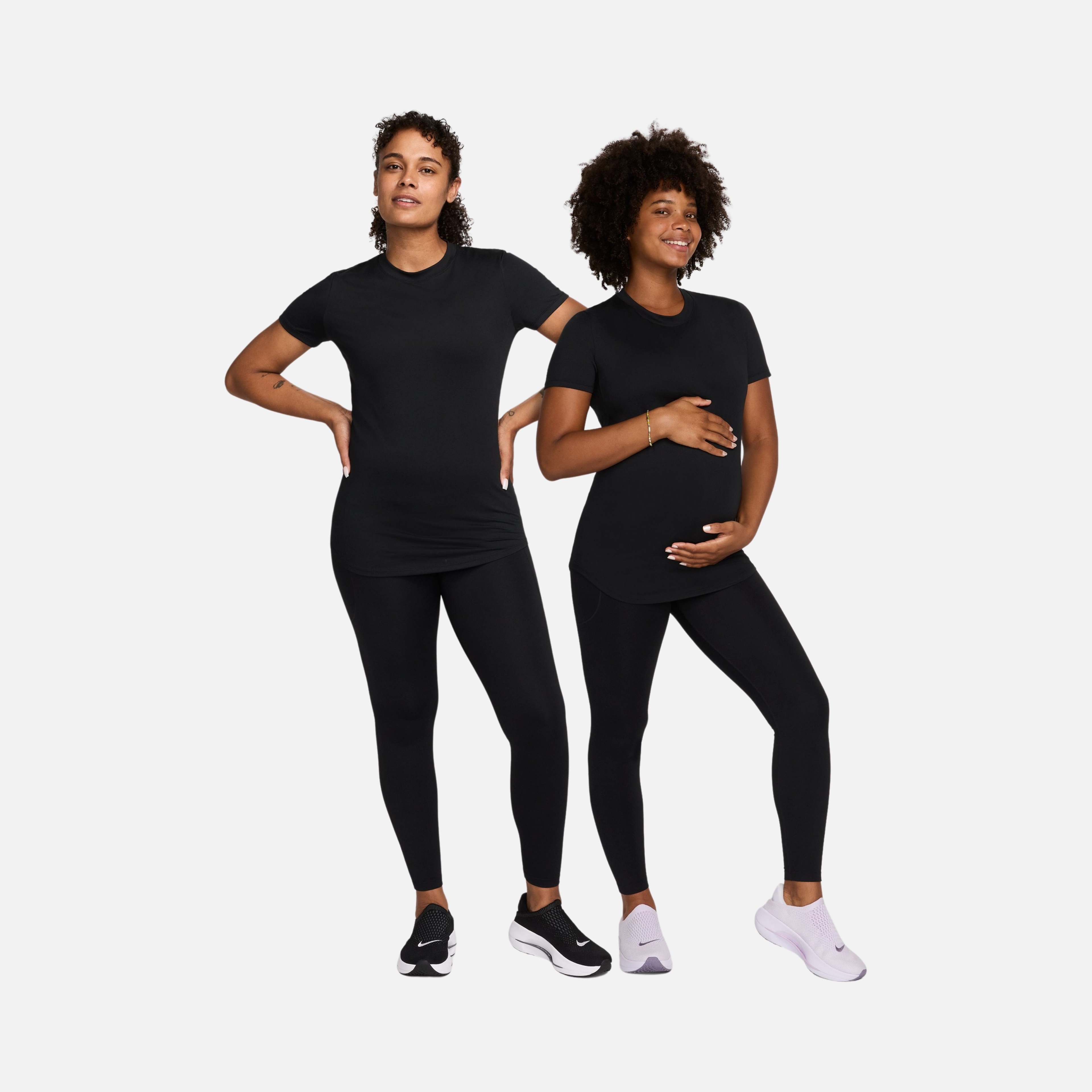 Nike One Dri-Fit Slim-Fit Training Short-Sleeve (Maternity) Kadın Tişört