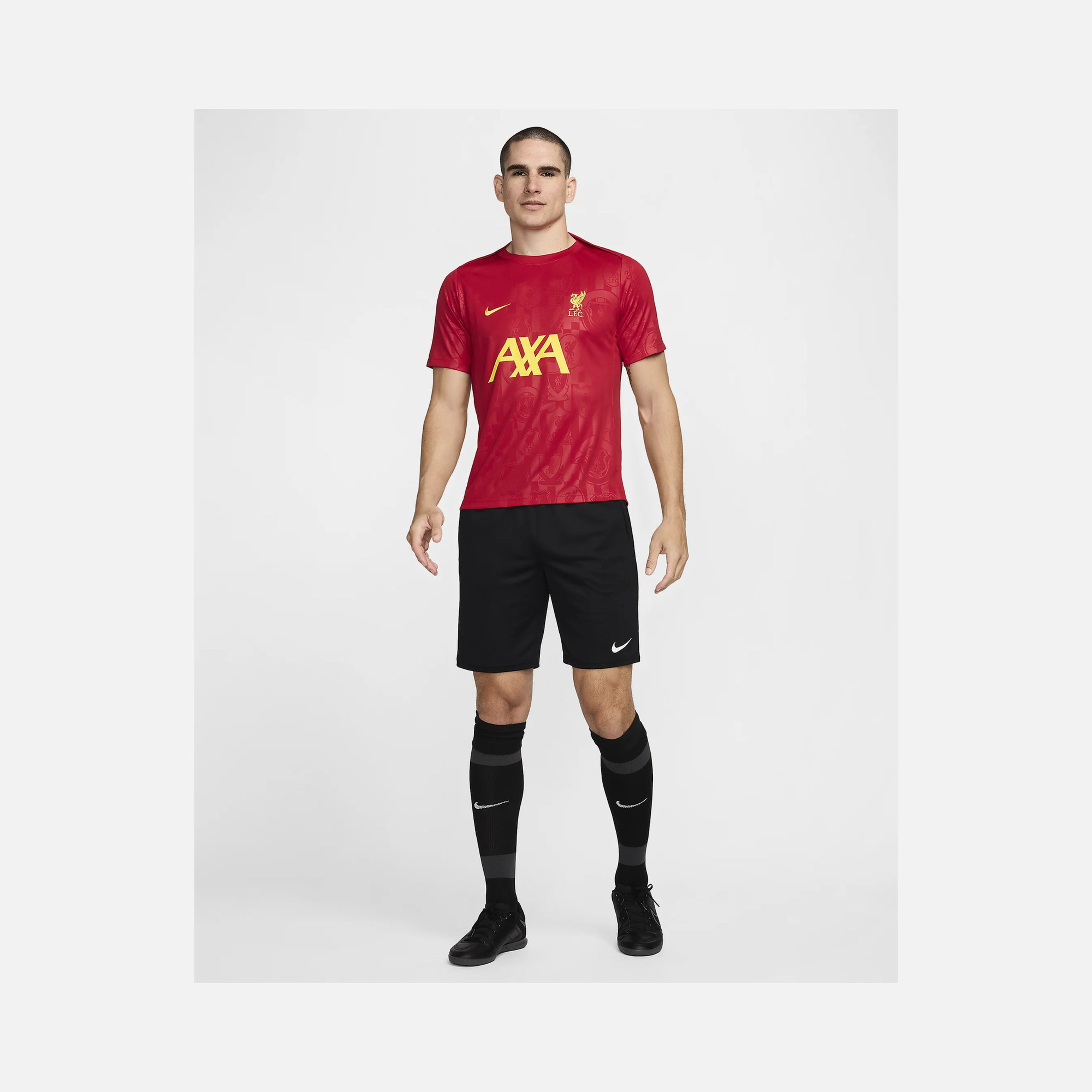 Nike Liverpool F.C. Academy Pro Dri-Fit Football Pre-Match Short-Sleeve Erkek Tişört
