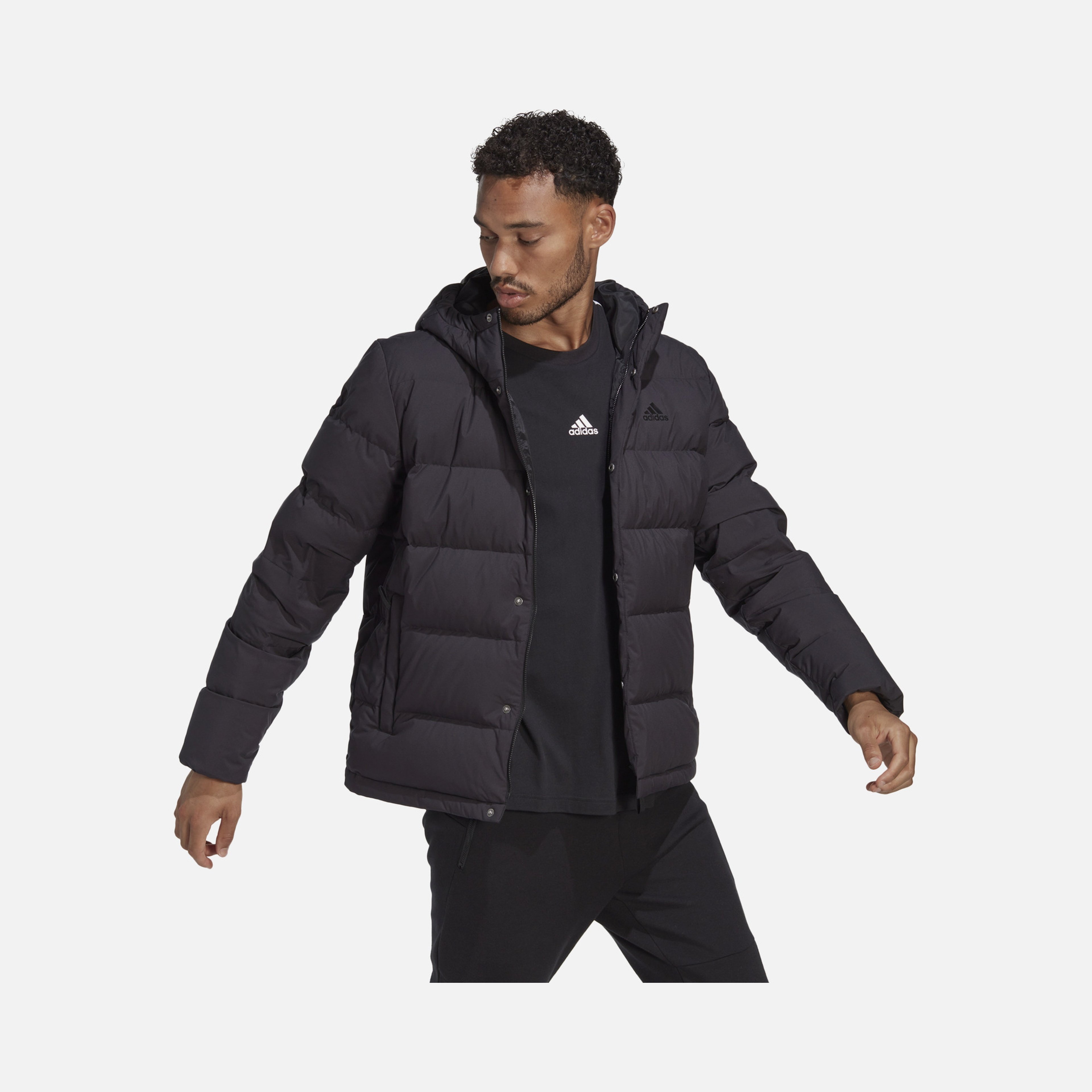 adidas Sportswear Helionic 600 Down Full-Zip Hoodie Erkek Mont