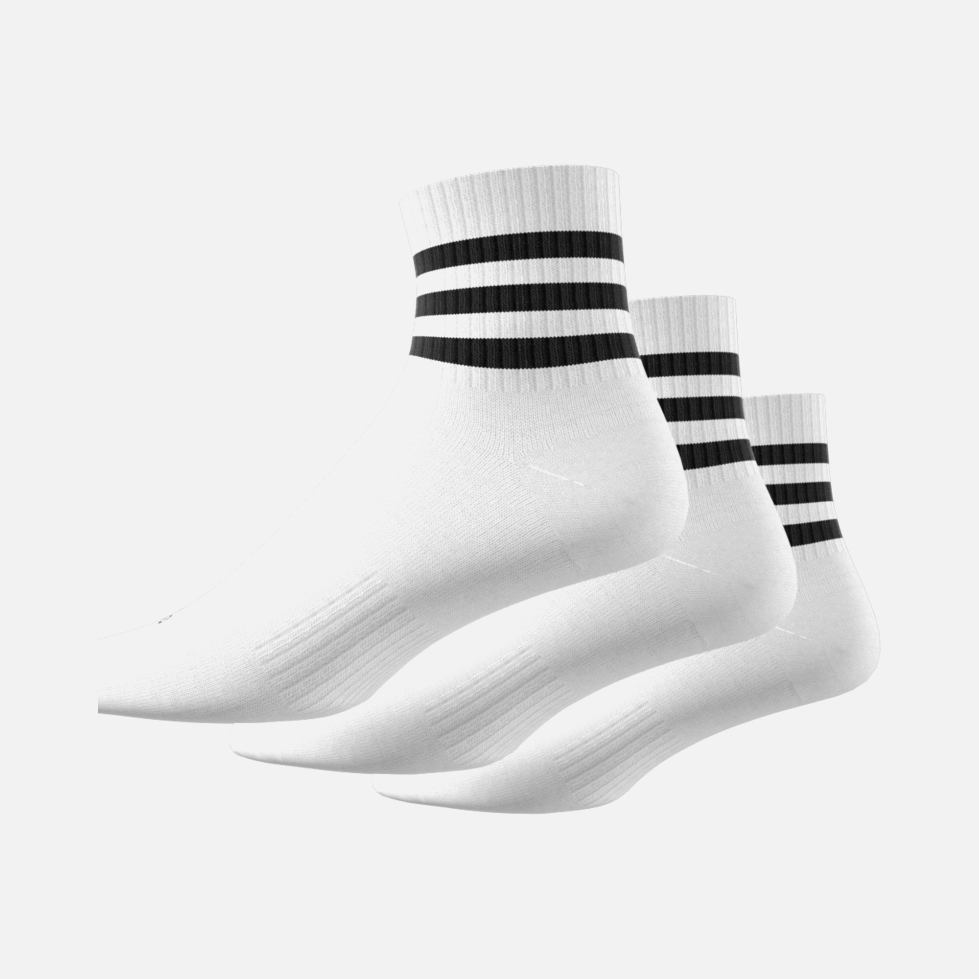 adidas 3-Stripes Cushioned Sportswear Mid-Cut FW24 (3-Pairs) Unisex Çorap