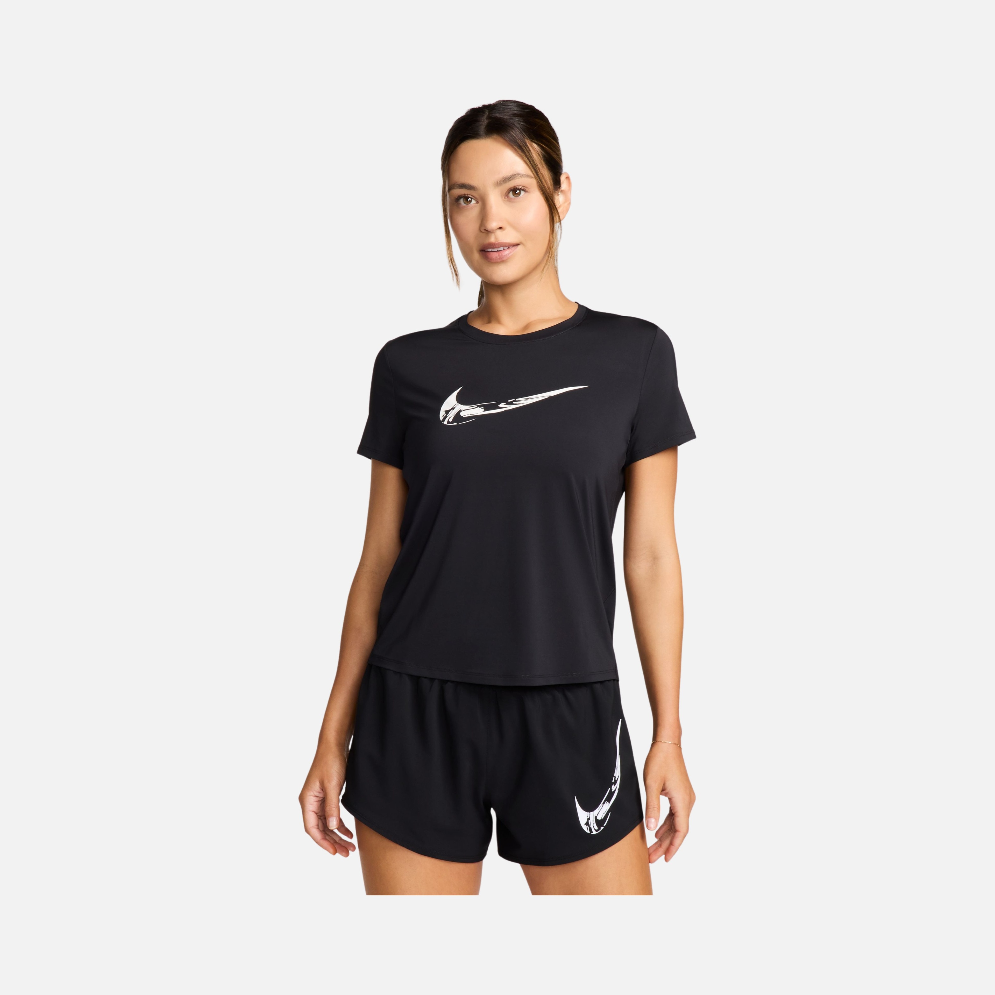 Nike Dri-Fit One Swoosh Graphic Running FW24 Short-Sleeve Kadın Tişört
