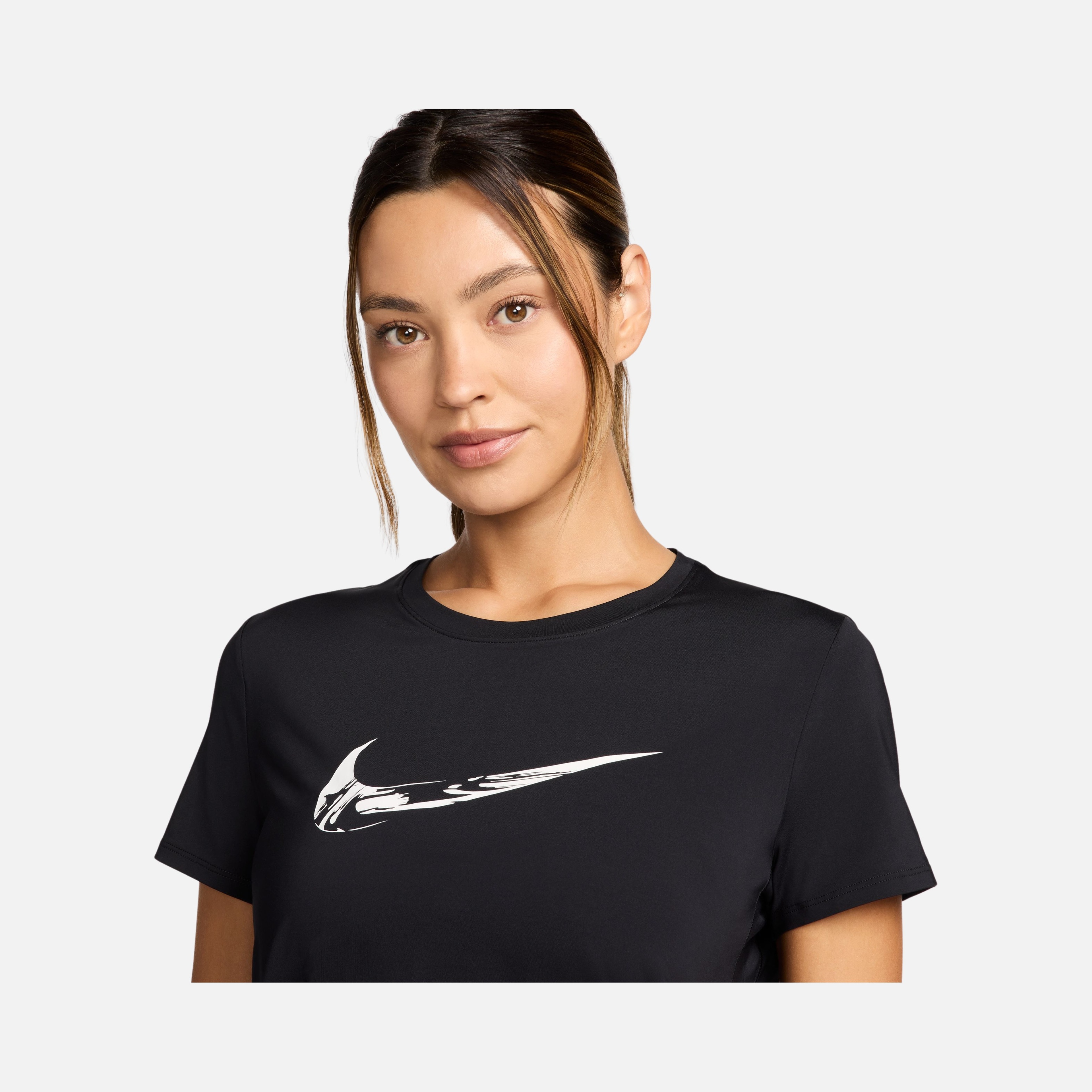 Nike Dri-Fit One Swoosh Graphic Running FW24 Short-Sleeve Kadın Tişört