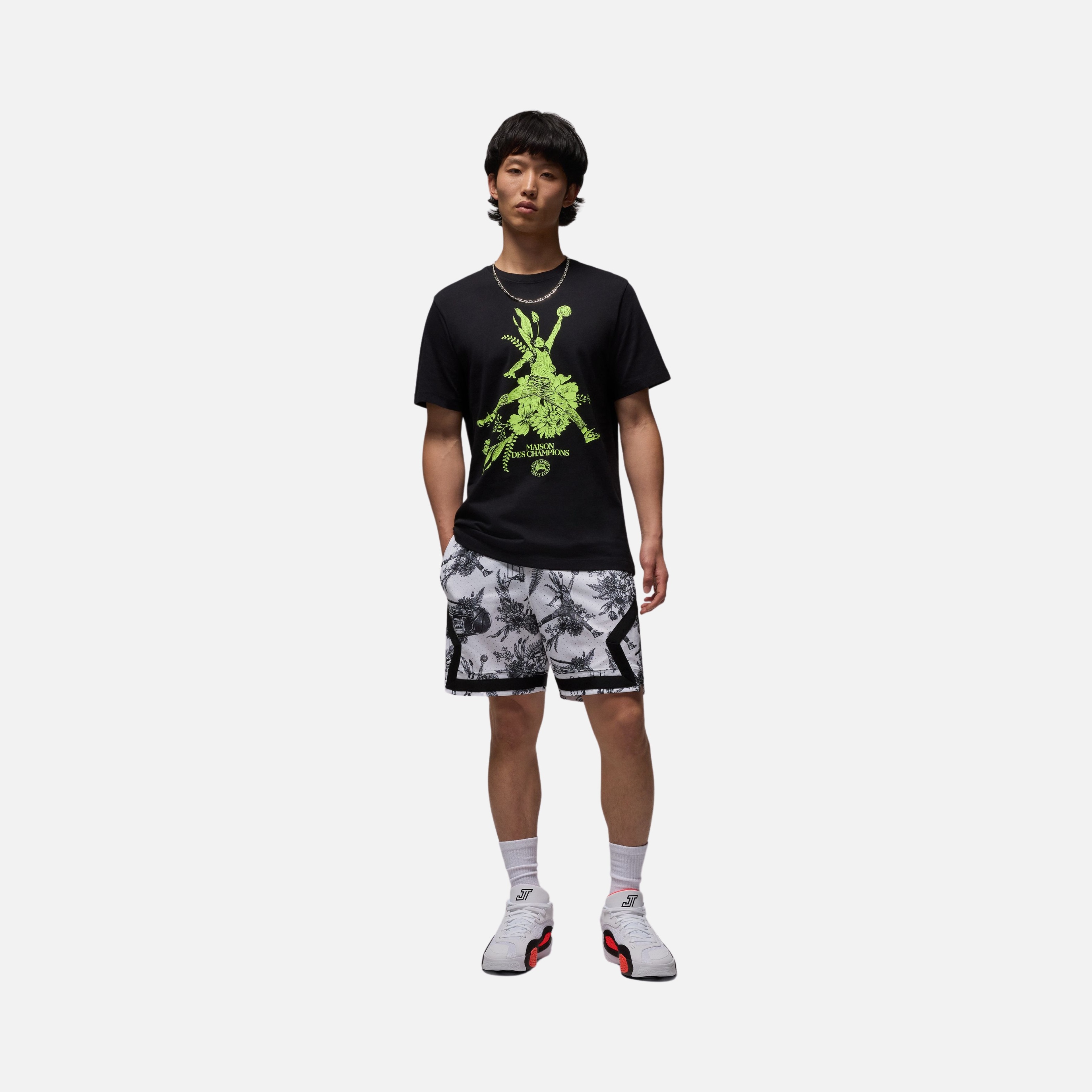 Nike Jordan Sport Dri-Fit ''Maison Des Champions'' Graphic Basketball Short-Sleeve Erkek Tişört