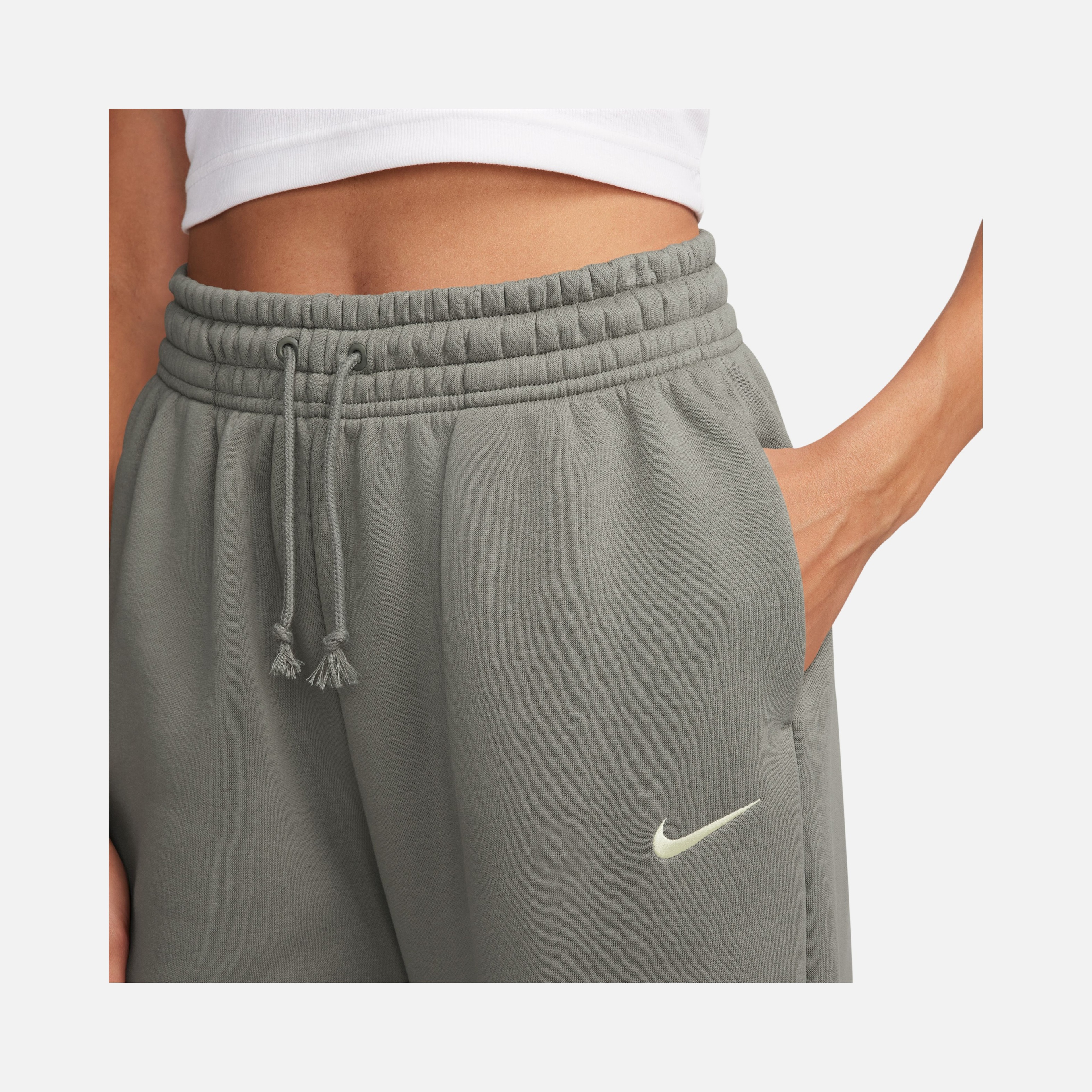 Nike Sportswear Phoenix Fleece High-Waisted Oversized Kadın Eşofman Altı