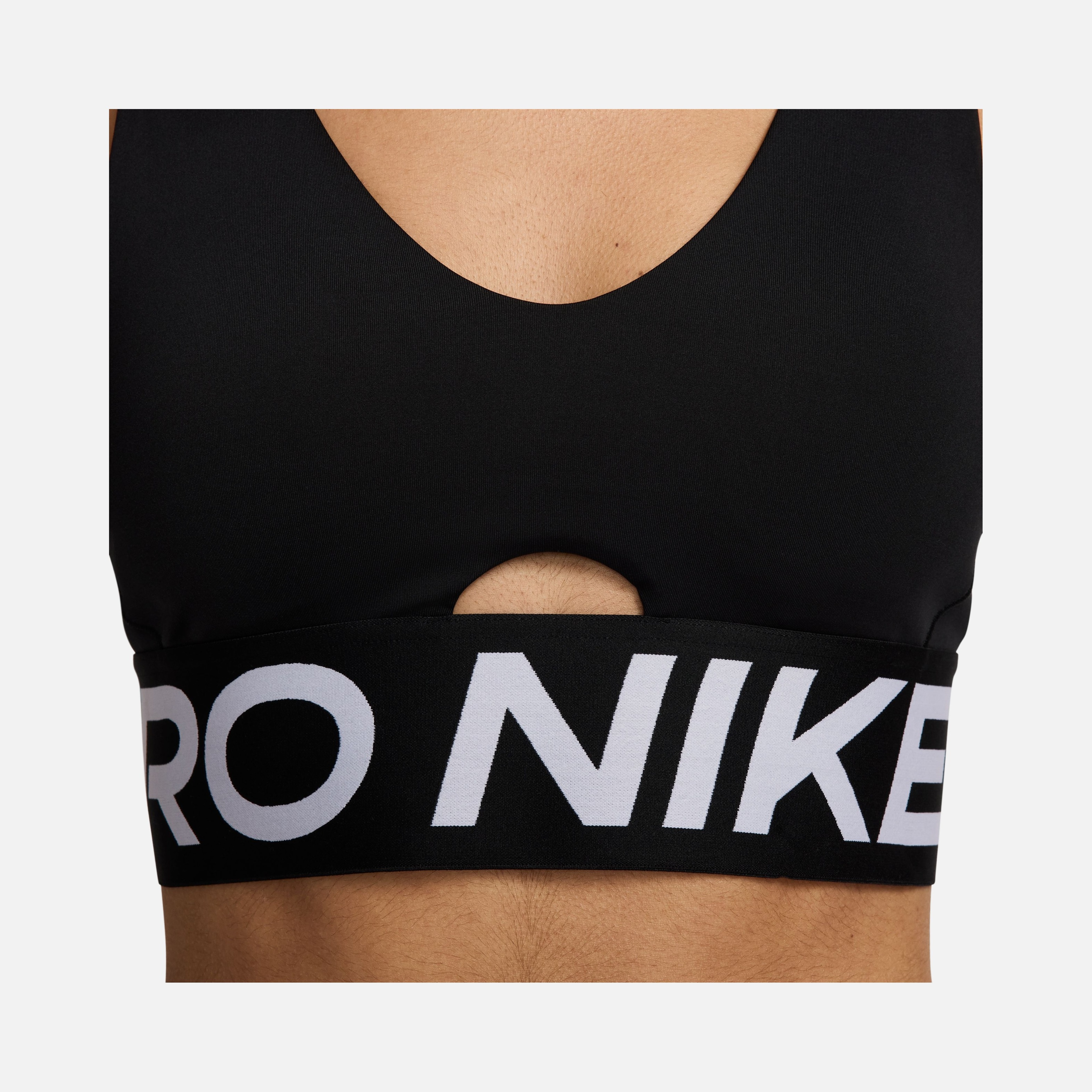 Nike Pro Indy Plunge Medium-Support Padded Training Kadın Bra