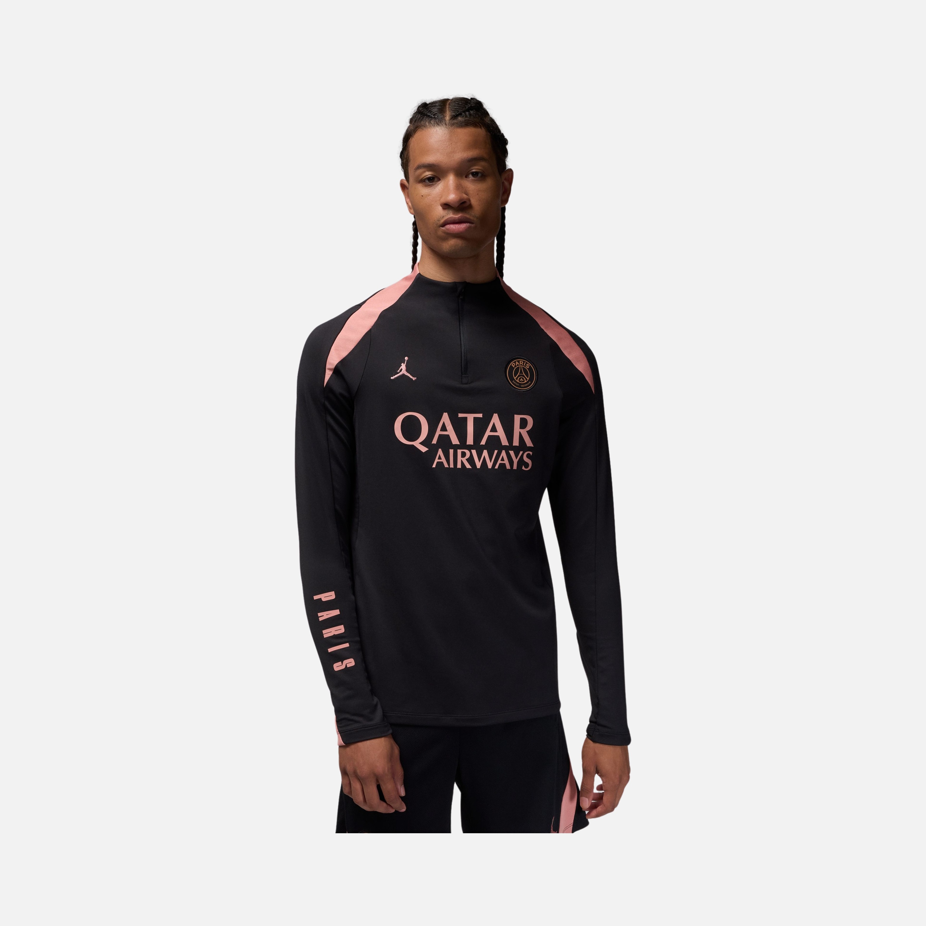 Nike Paris Saint-Germain Dri-Fit Strike Drill 1/2-Zip Long-Sleeve