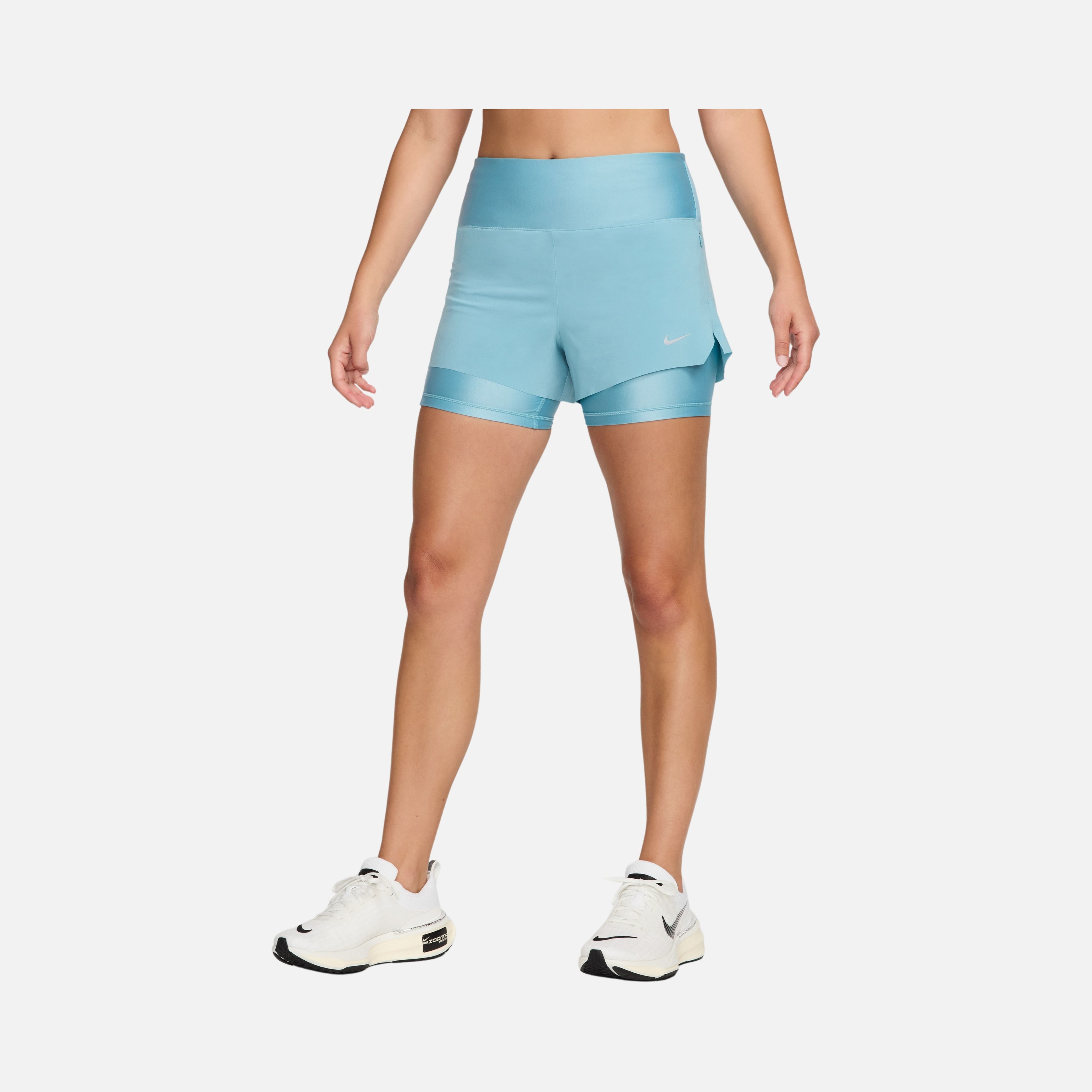 Nike Dri-Fit Swift Mid-Rise 8cm (approx.) 2-in-1 Running Kadın Şort